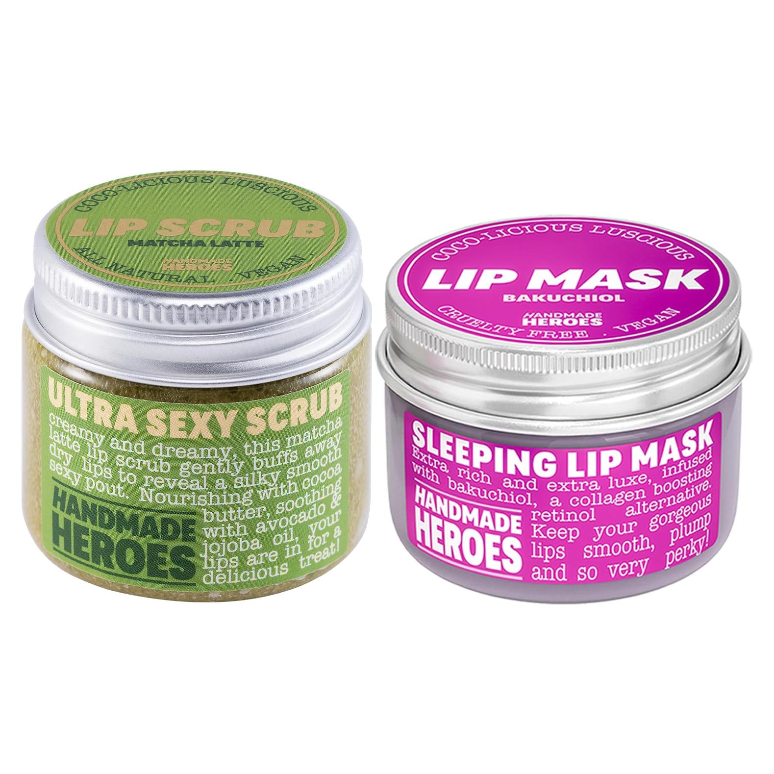 Mascarilla Labial y Exfoliante de Bakuchiol y Té Verde