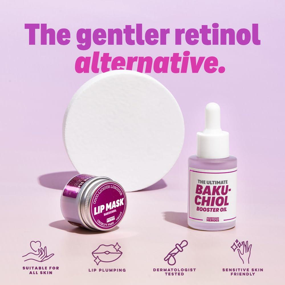 Mascarilla Labial y Exfoliante de Bakuchiol y Té Verde