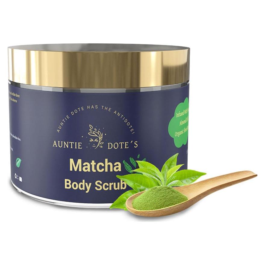 Exfoliante Corporal Tía Dote con Sal del Mar Muerto y Matcha