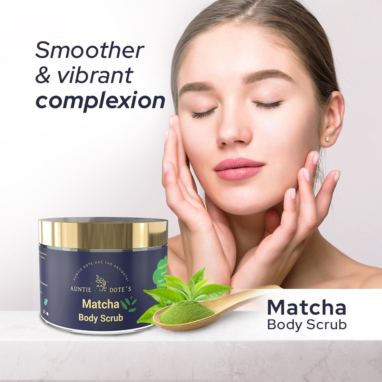 Exfoliante Corporal Tía Dote con Sal del Mar Muerto y Matcha