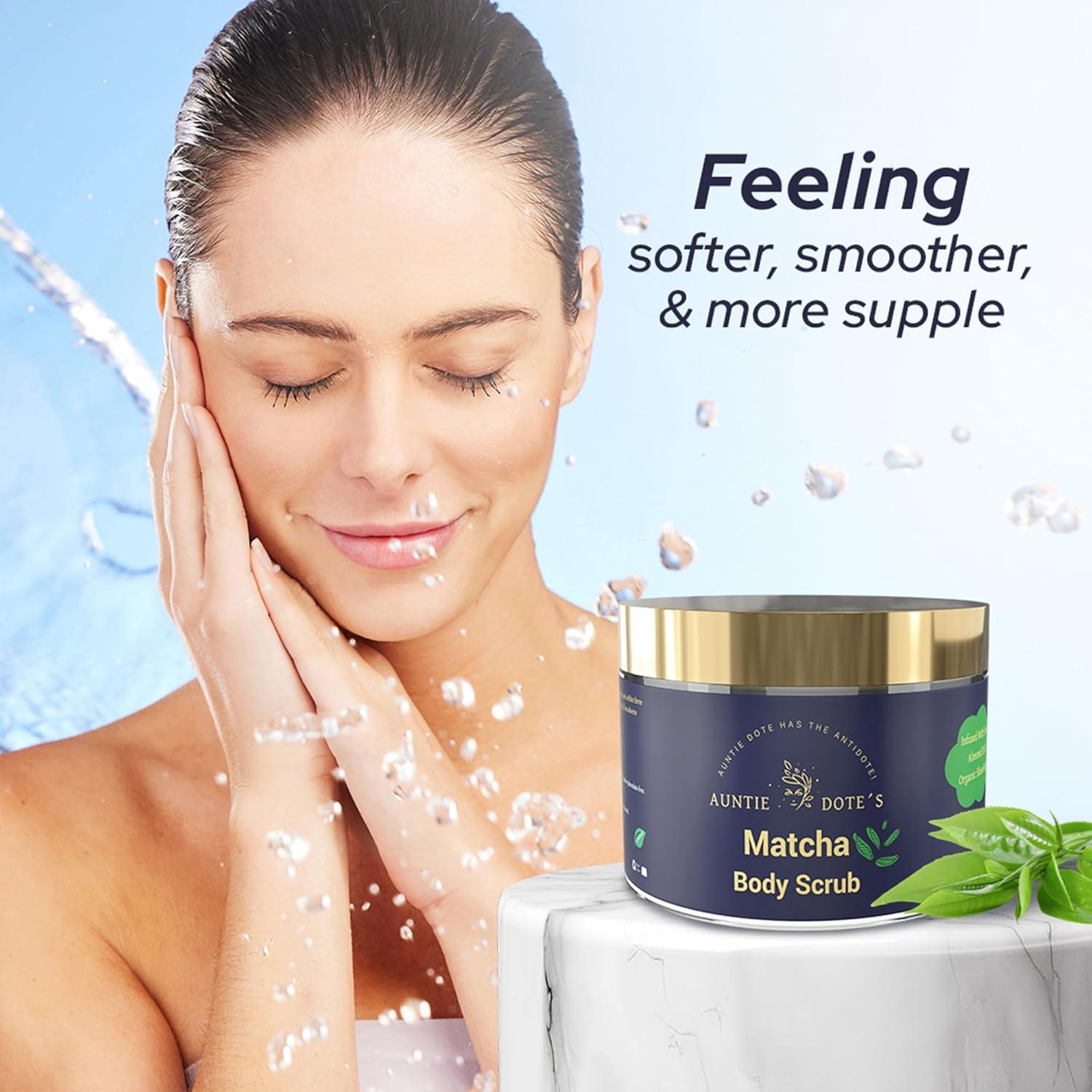 Exfoliante Corporal Tía Dote con Sal del Mar Muerto y Matcha