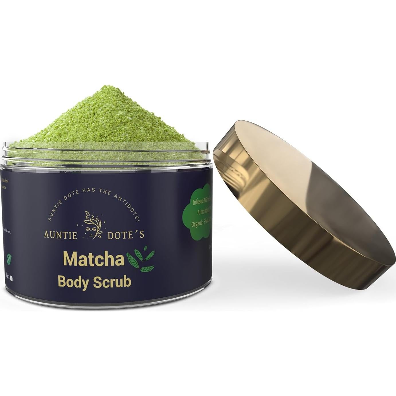 Exfoliante Corporal Tía Dote con Sal del Mar Muerto y Matcha
