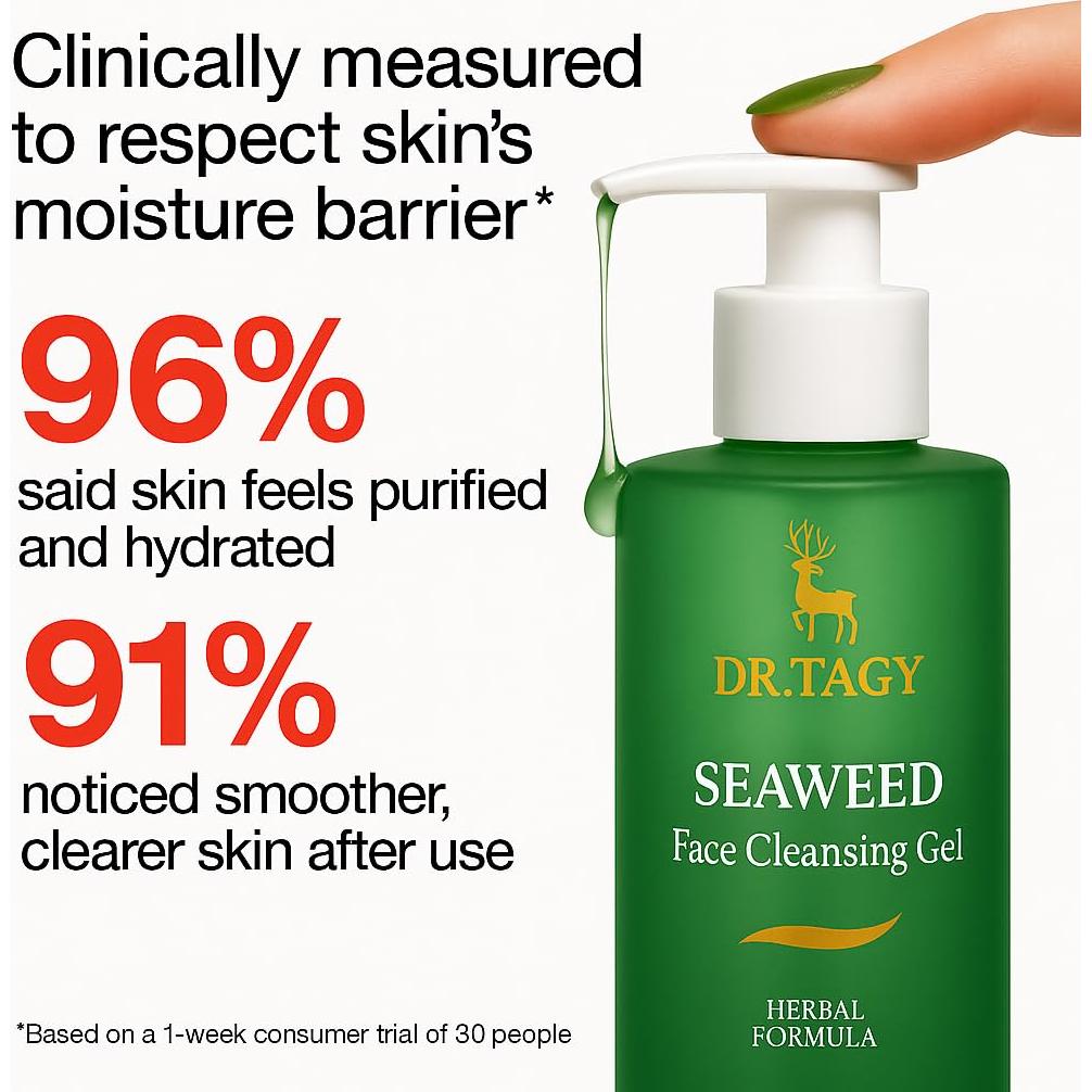 Limpiador Facial Natural DR. TAGY 245g - Algas y Antioxidantes