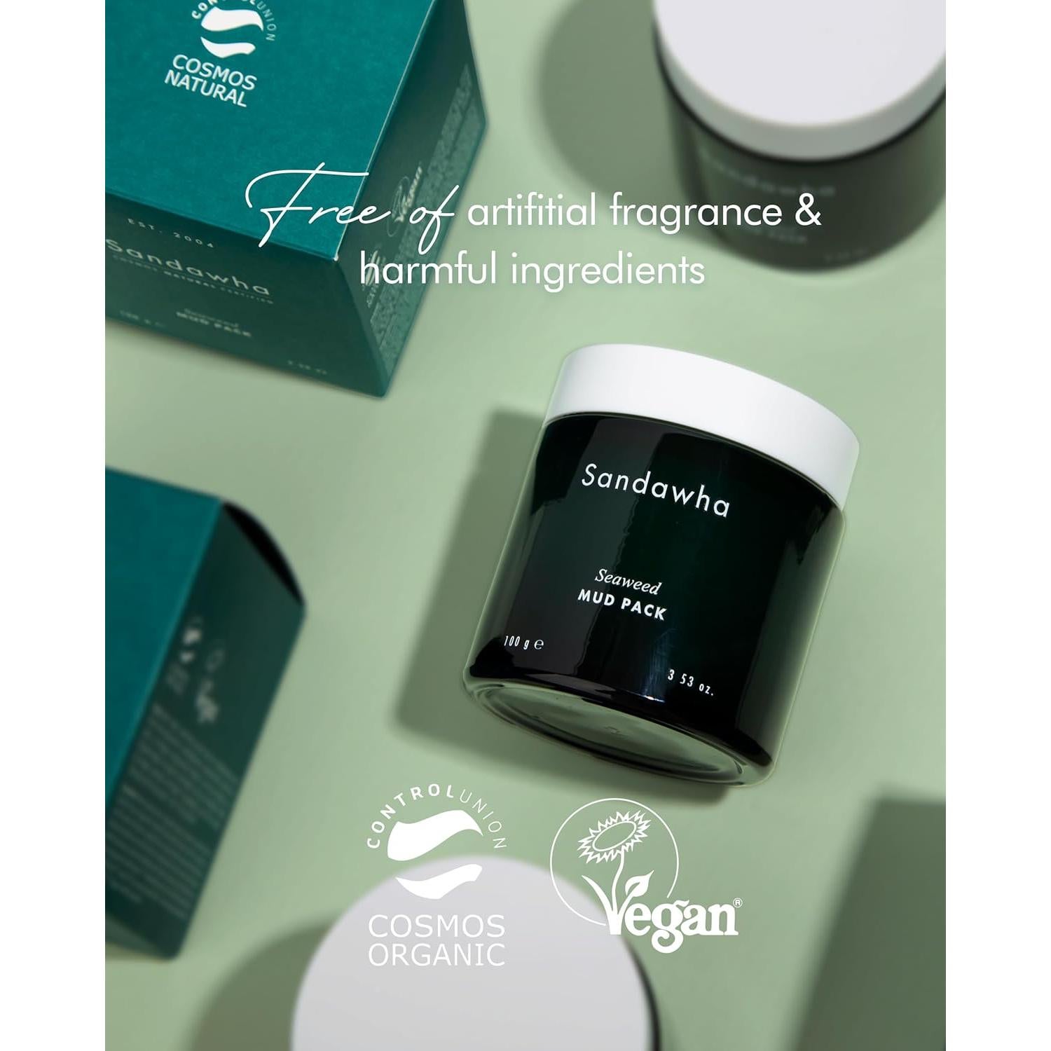 Mascarilla de Barro Vegana SkinCure con Algas Marinas 99g