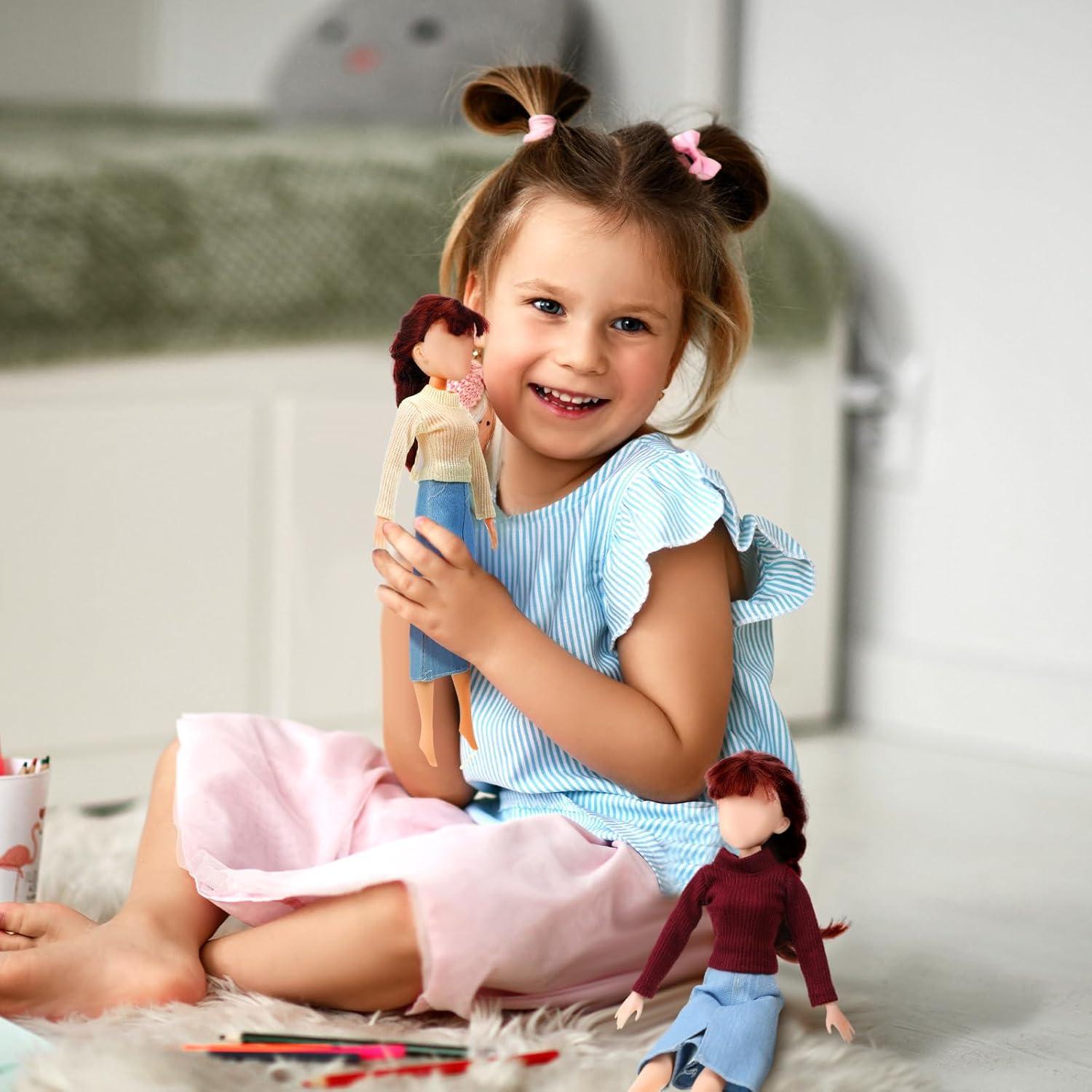 Conjunto Ropa de Muñeca 6 Piezas Fourluoo 30 cm Moda