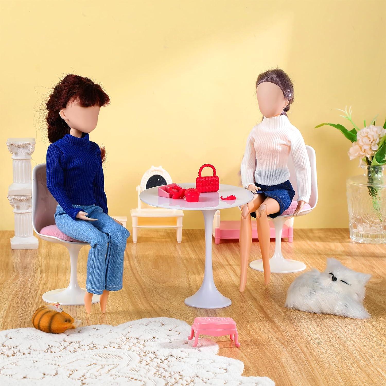 Conjunto Ropa de Muñeca 6 Piezas Fourluoo 30 cm Moda