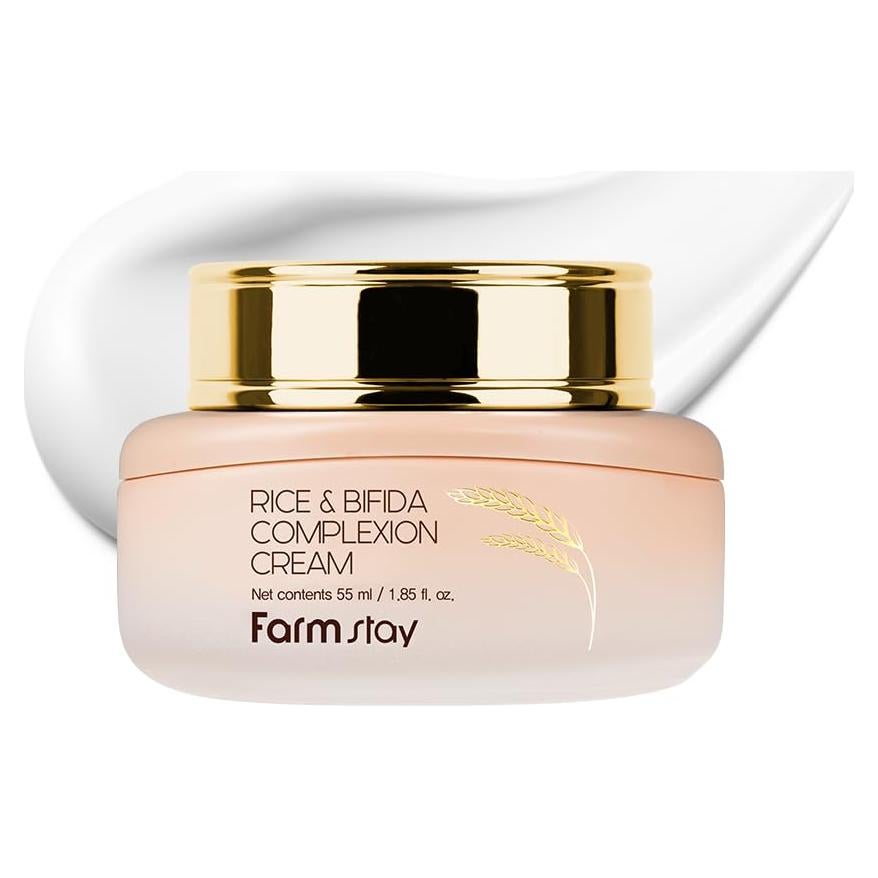 Crema Hidratante de Arroz y Bifida FARMSTAY 120 ml - Corrector de Manchas