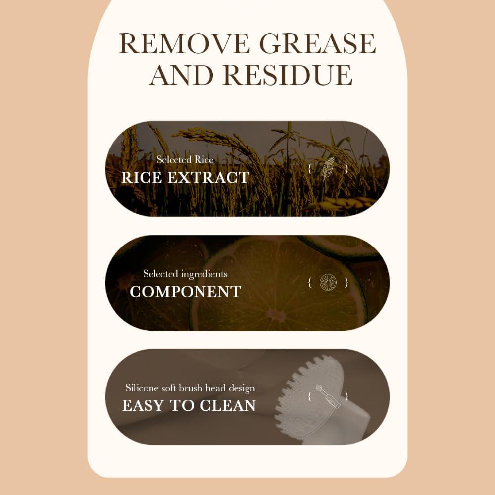 VENZEN Espuma Limpiadora Facial de Arroz Crudo 120ml