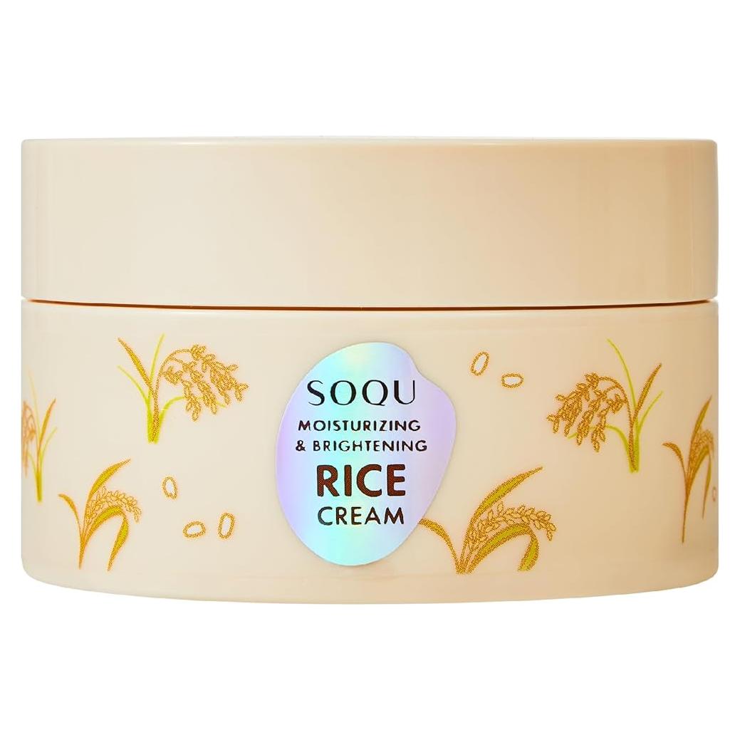 Crema de Arroz Hidratante Soqu 70g - Ilumina y Uniforma Piel