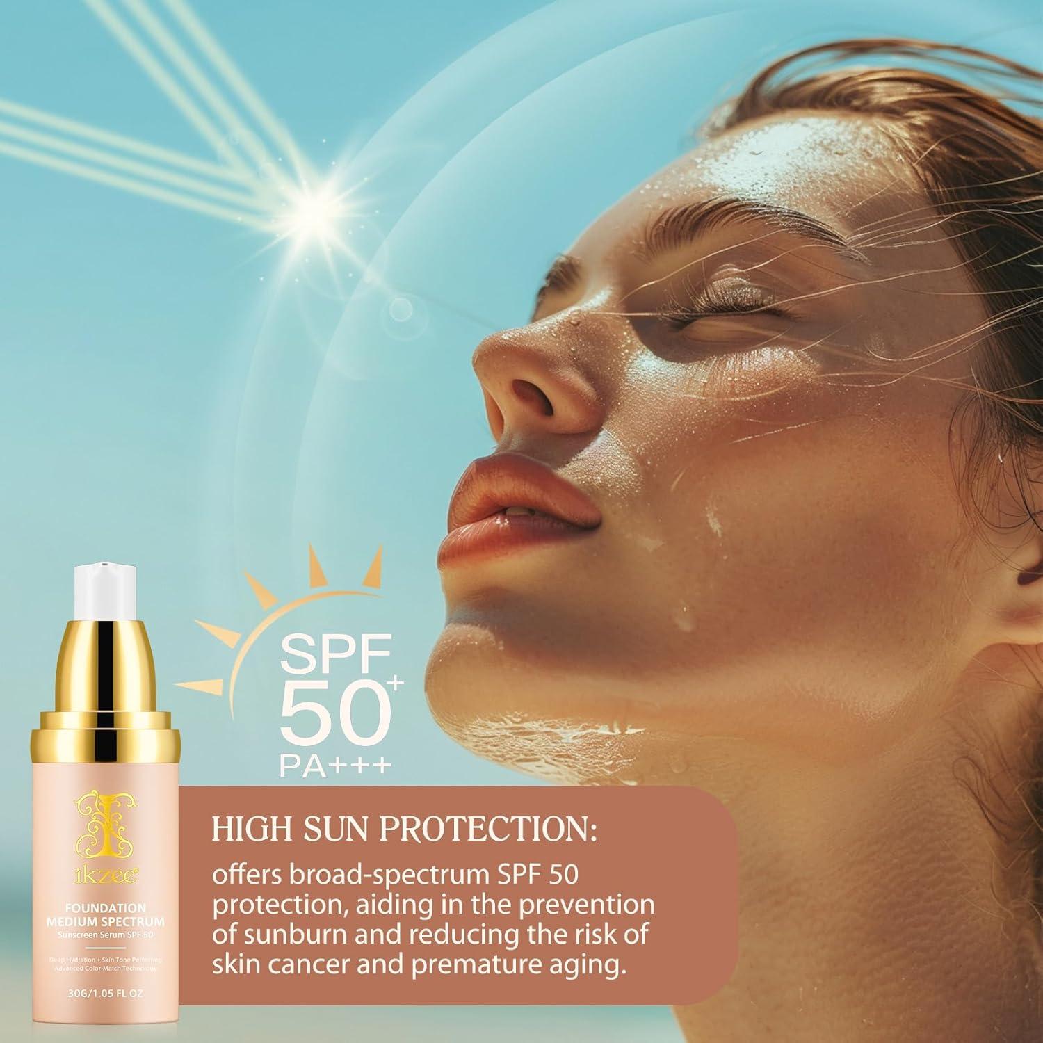 Base de Maquillaje 4 en 1 Akareni 30ml SPF50+ Hidratante