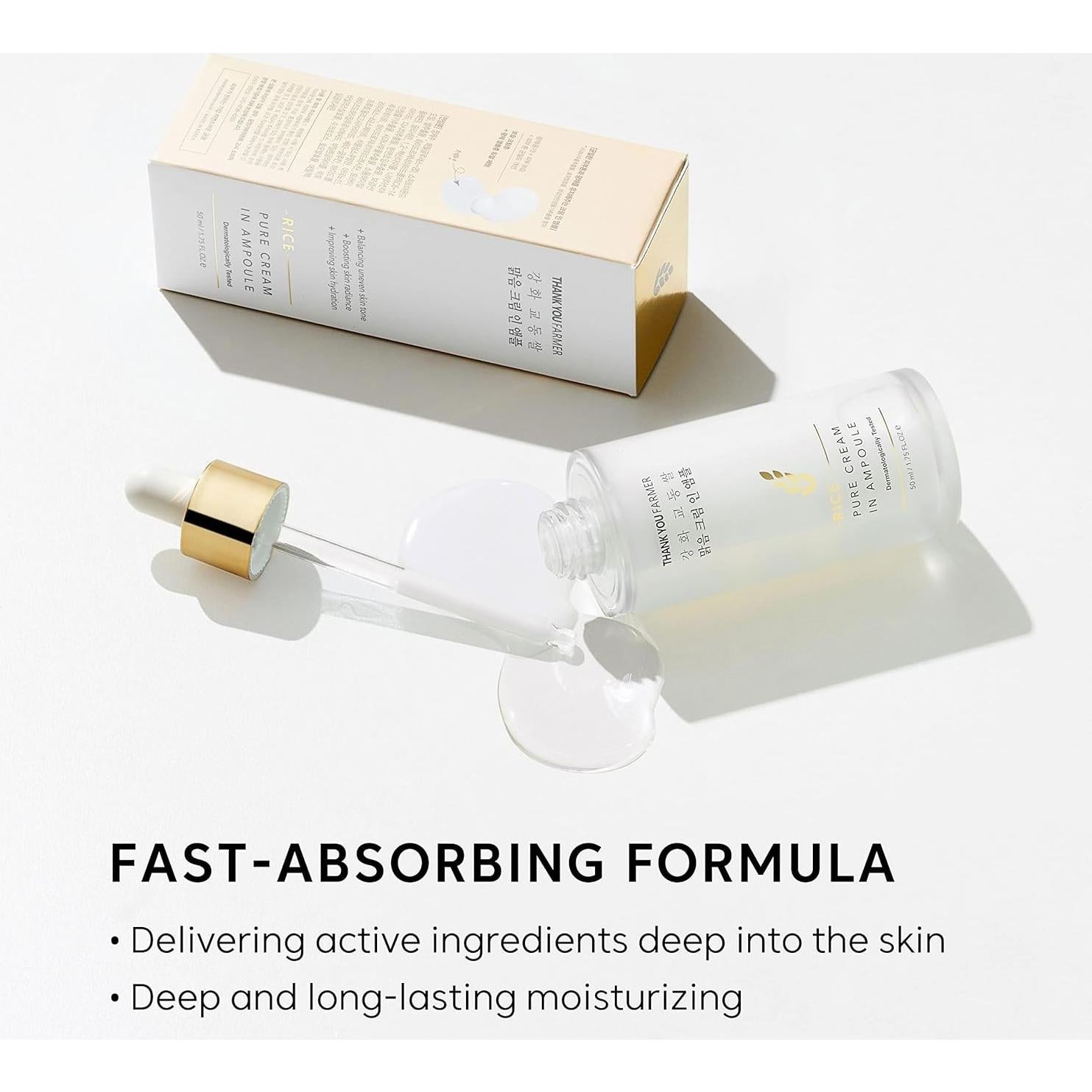 Crema Hidratante Ampolla Thankyou Farmer 50ml Piel de Vidrio