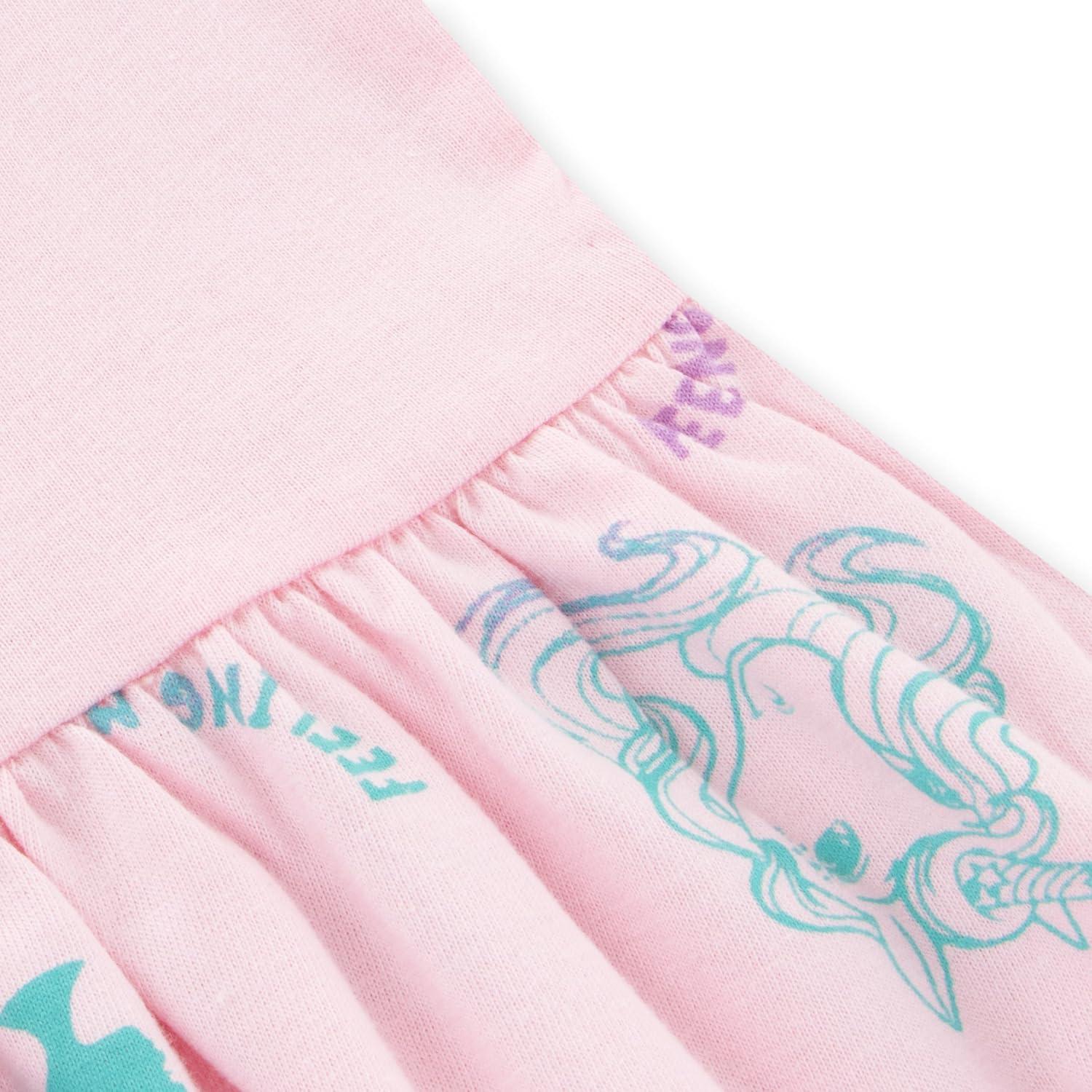 Vestido de Unicornio Barbie para Niñas - Manga Corta Rosa