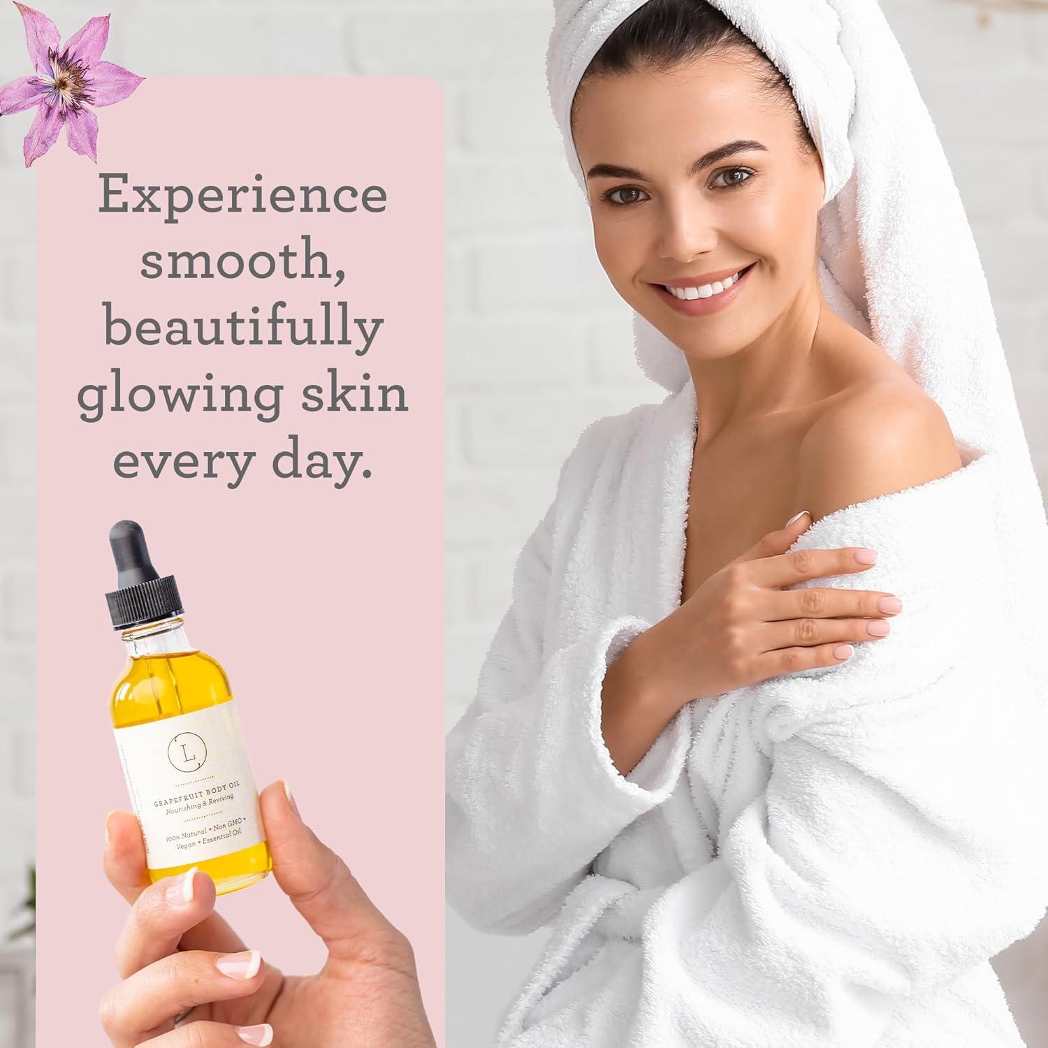 Aceite Corporal de Pomelo Lizush - 60 ml Natural y Vegano