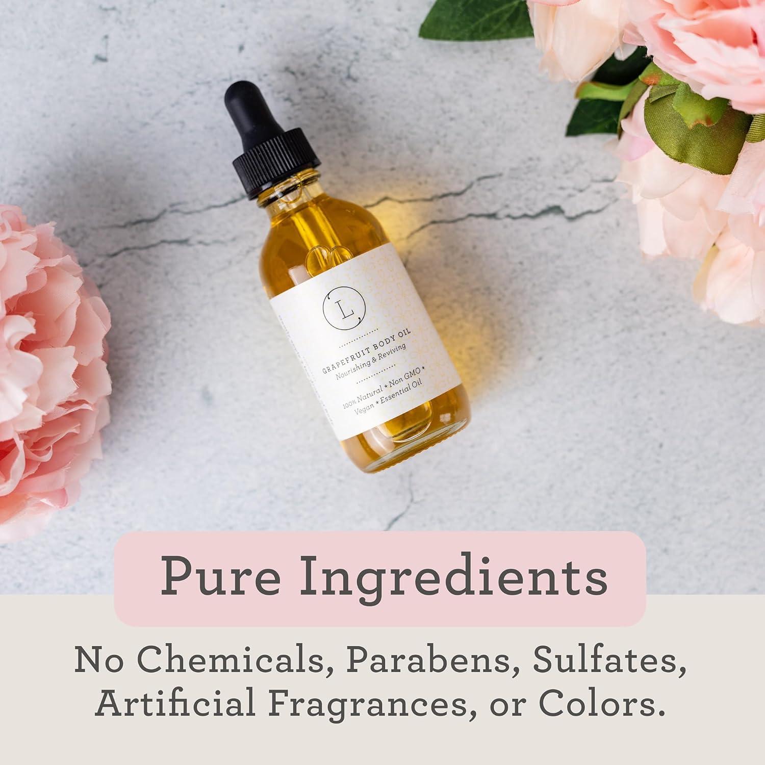 Aceite Corporal de Pomelo Lizush - 60 ml Natural y Vegano