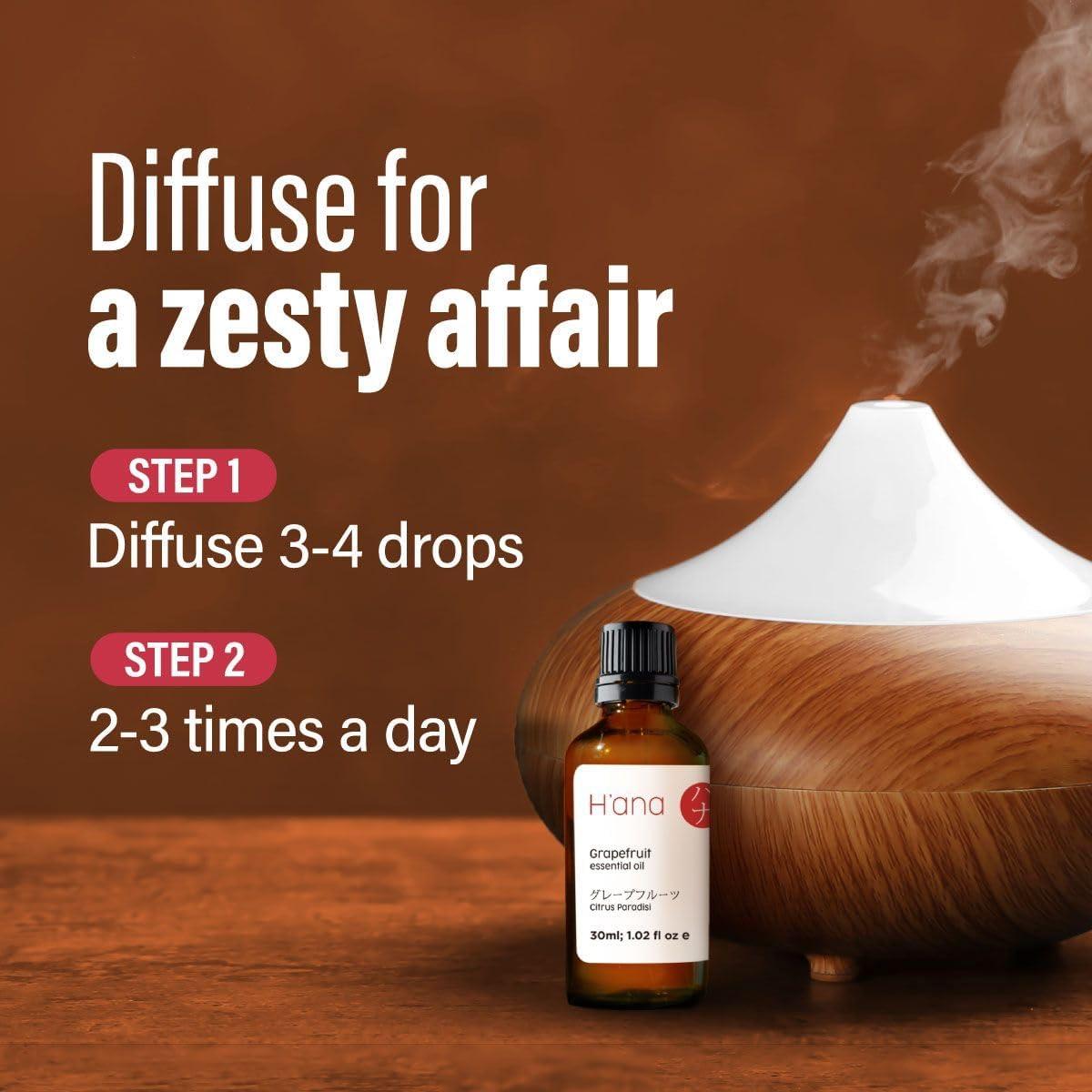 Aceite Esencial de Pomelo H'ana - 100% Puro 29.57 ml