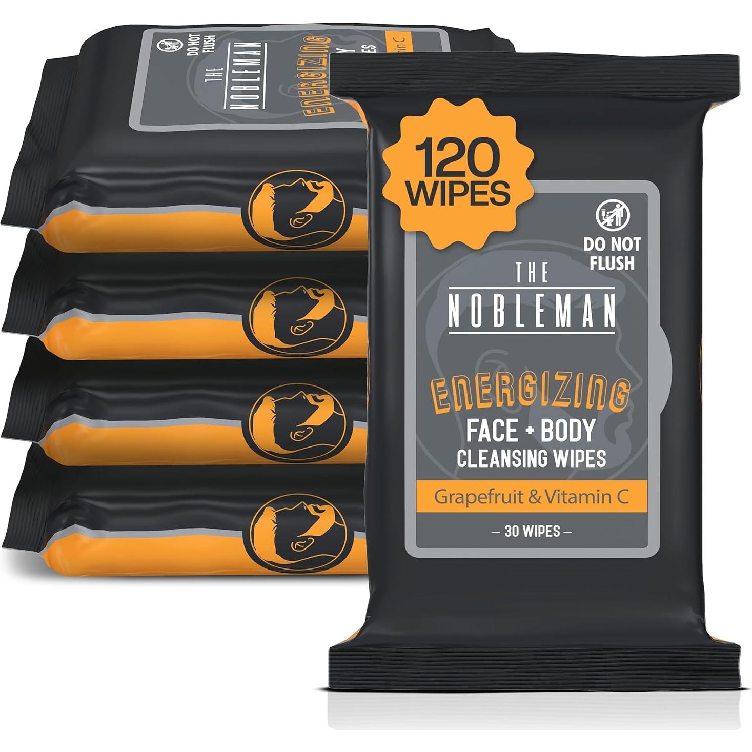 Toallitas Limpiadoras The Nobleman con Aloe - 120 Unidades