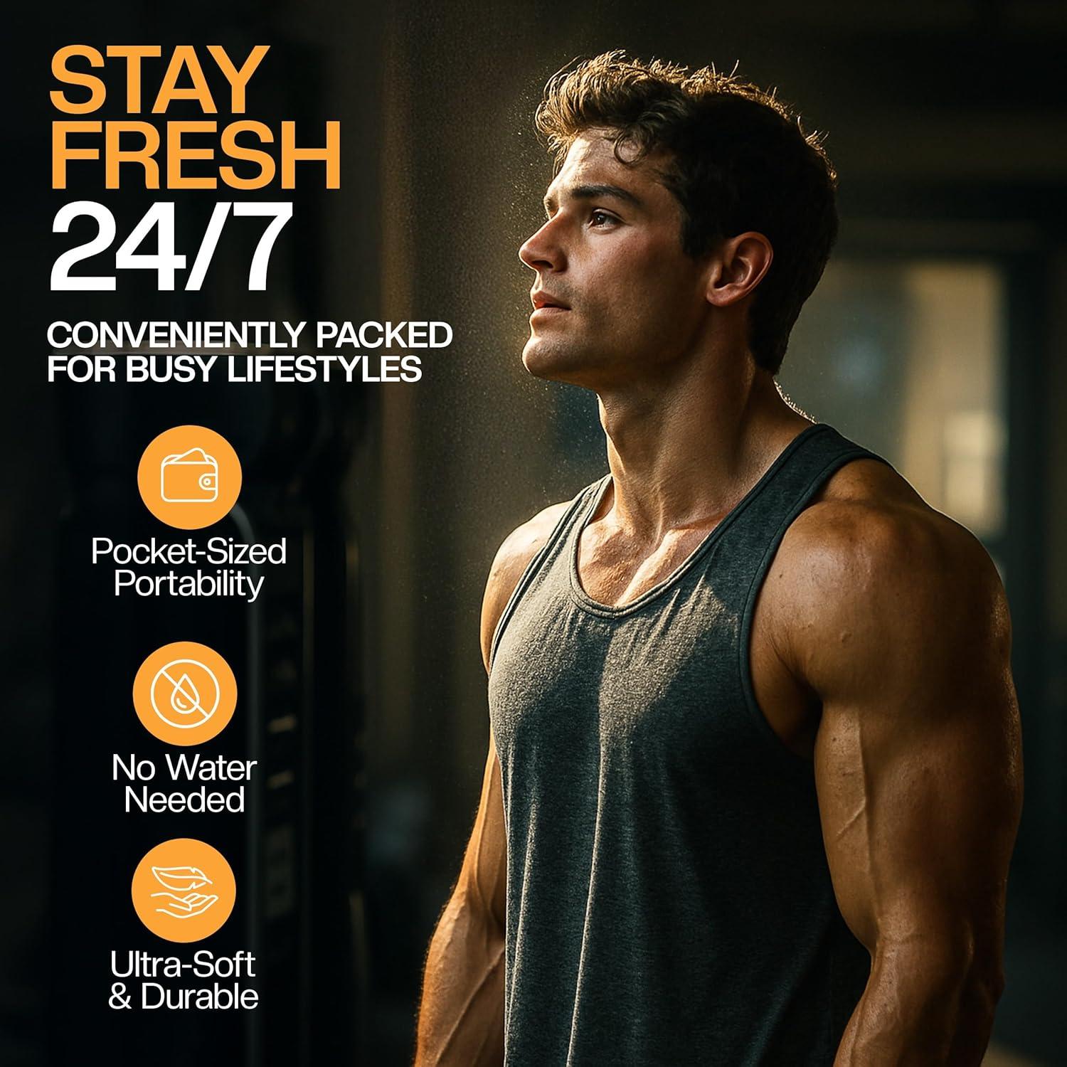 Toallitas Limpiadoras The Nobleman con Aloe - 120 Unidades