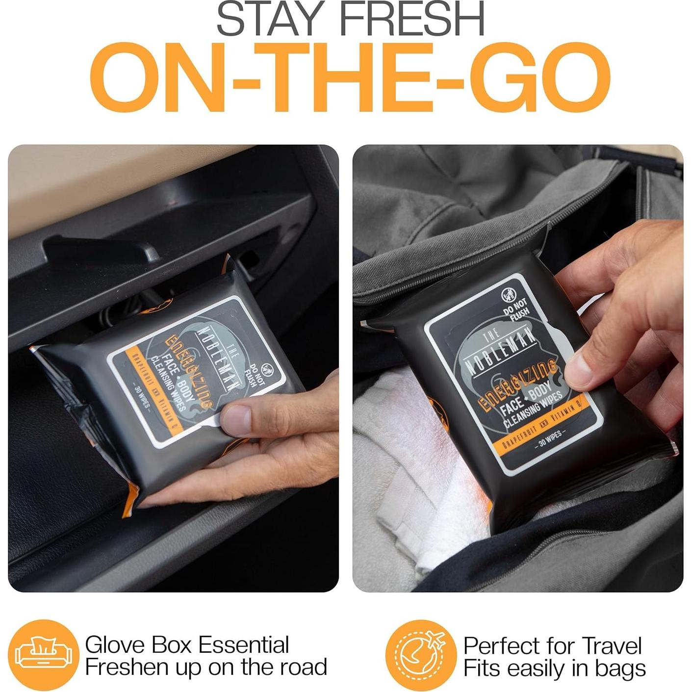 Toallitas Limpiadoras The Nobleman con Aloe - 120 Unidades