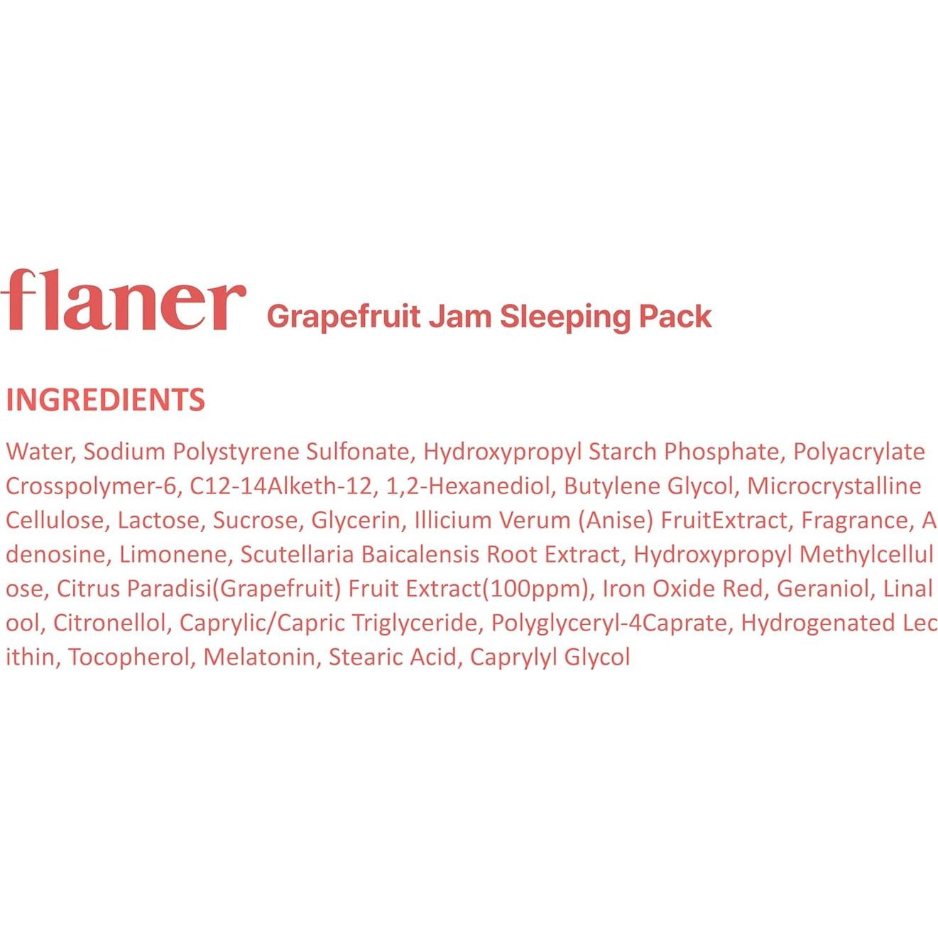 Mascarilla Revitalizante de Noche Flaner con Pomelo 59.8 ml