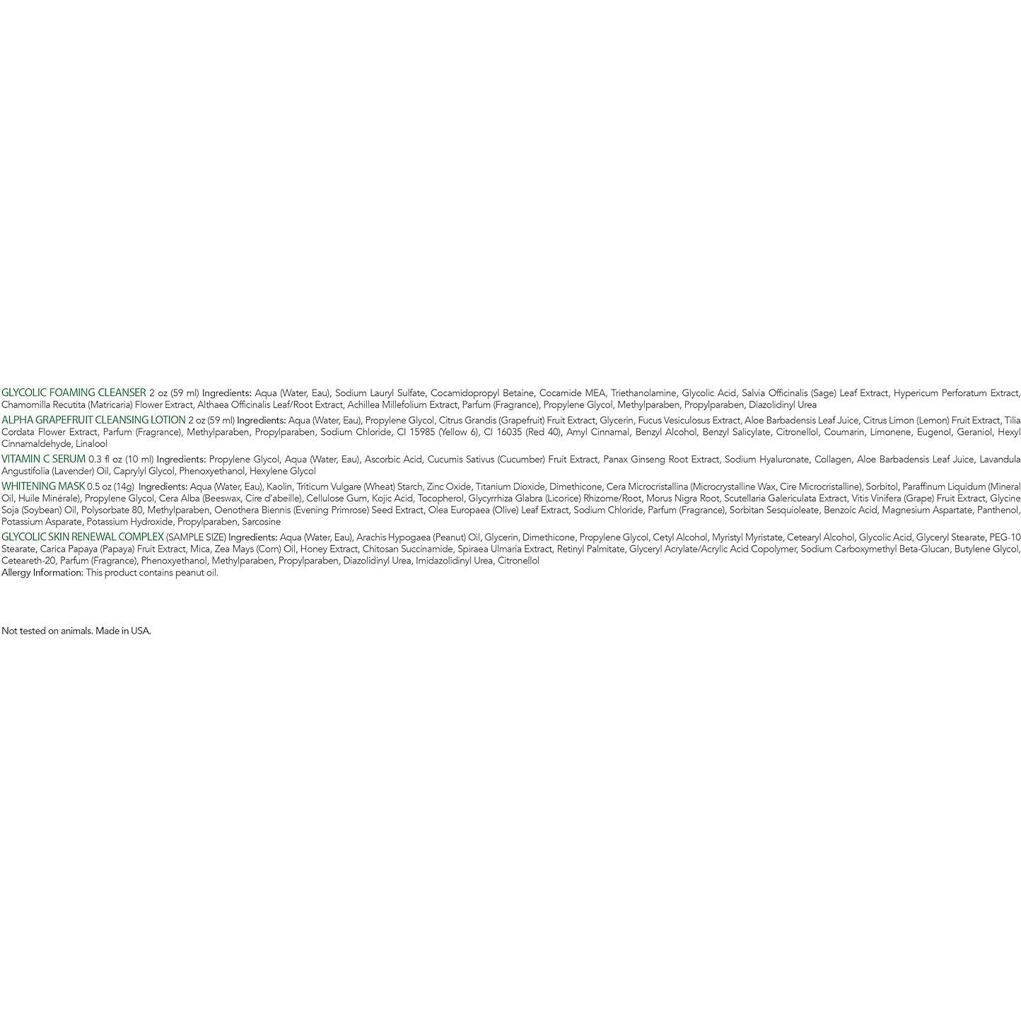 Kit Iluminador Mario Badescu 5 Piezas - Limpiador, Suero y Más