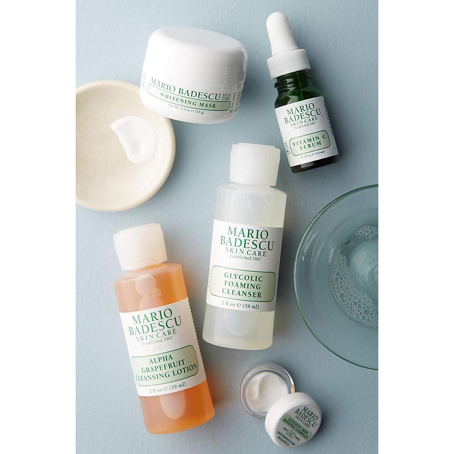 Kit Iluminador Mario Badescu 5 Piezas - Limpiador, Suero y Más