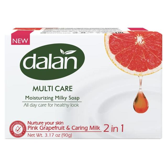 Jabón Hidratante Dalan Multi Cuidado 90g x3 Pomelo Rosa