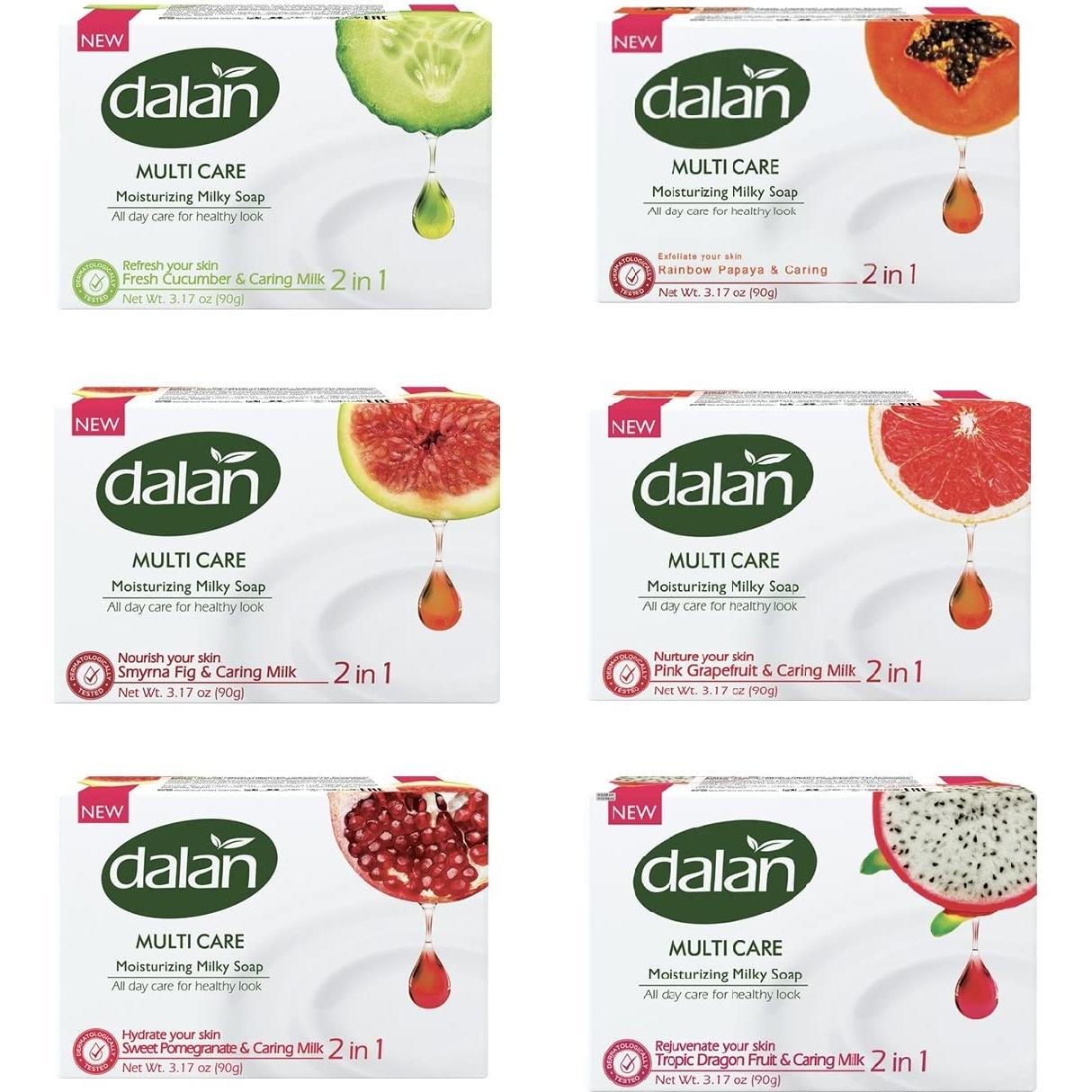 Jabón Hidratante Dalan Multi Cuidado 90g x3 Pomelo Rosa