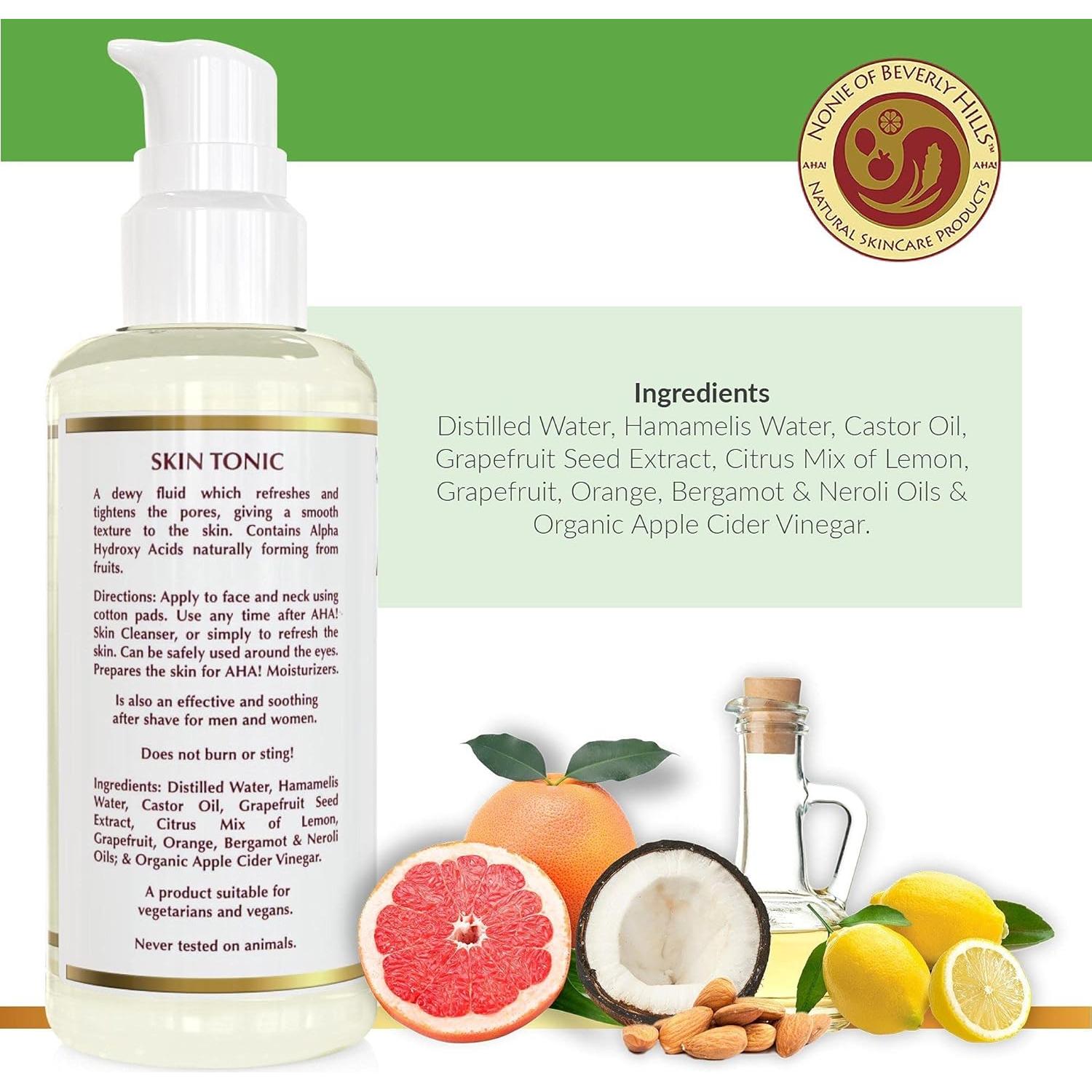 Tónico AHA Exfoliante Natural Nonie Of Beverly Hills 198g