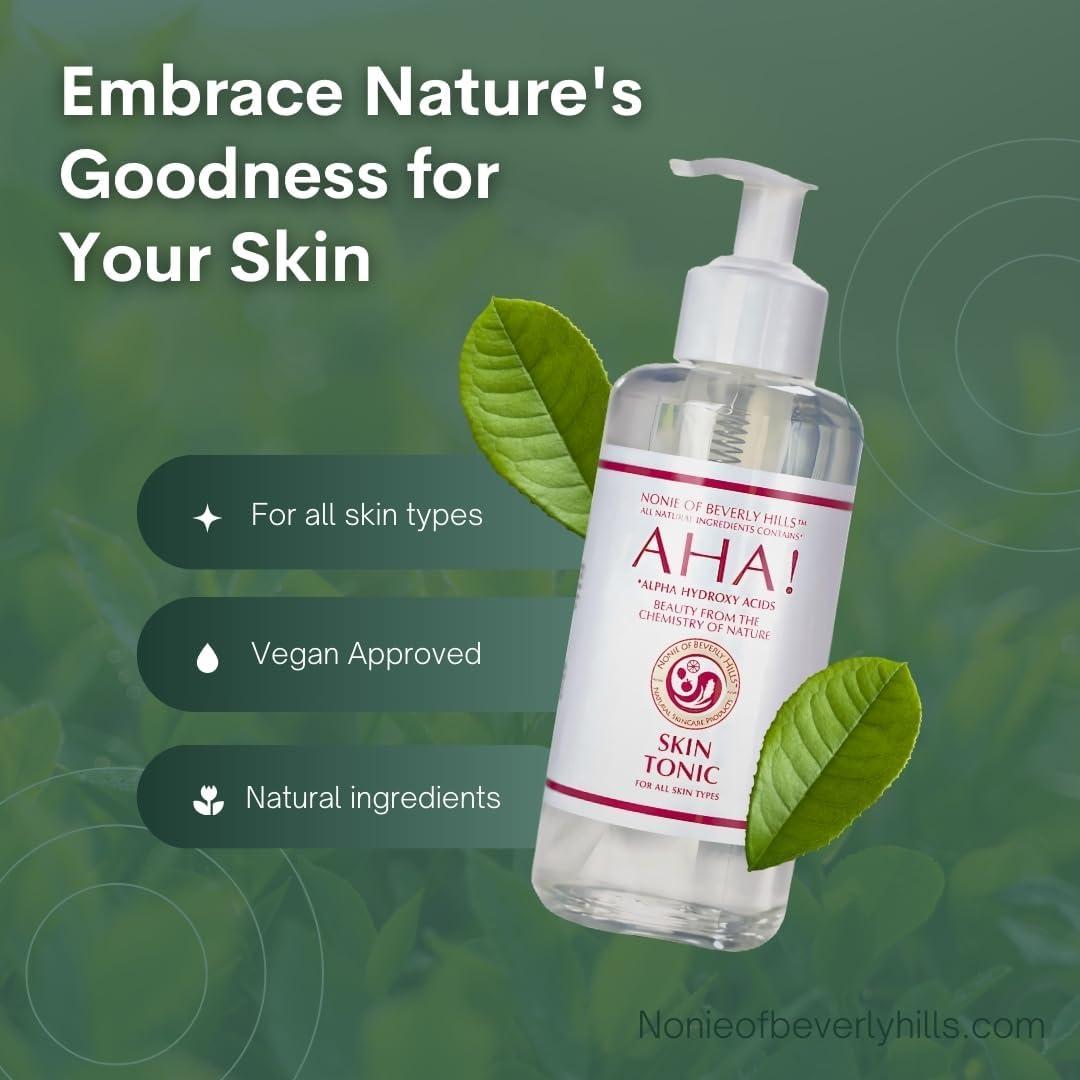Tónico AHA Exfoliante Natural Nonie Of Beverly Hills 198g