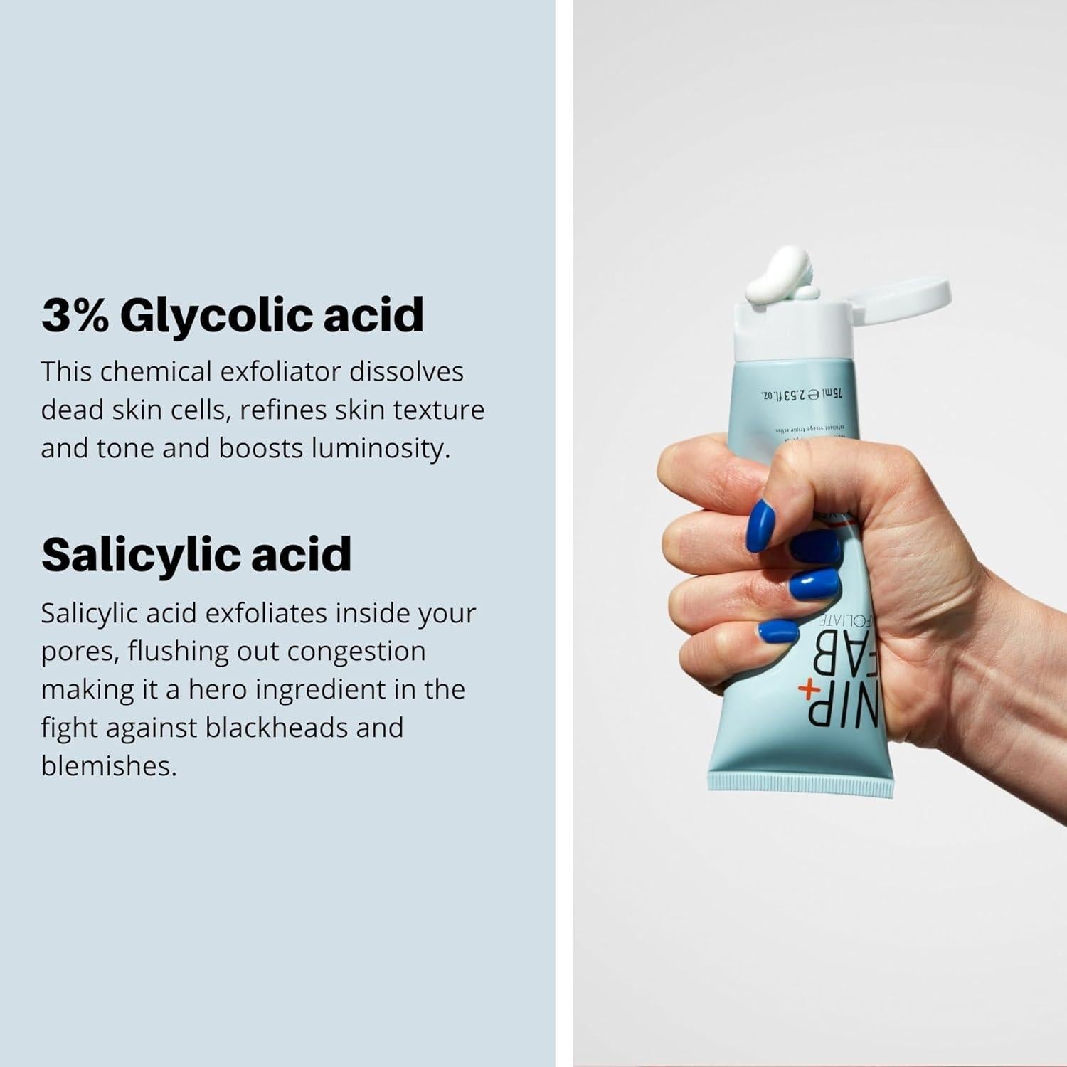 Exfoliante Facial Nip + Fab 3% Ácido Glicólico 75 ml