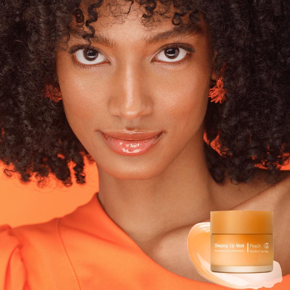 Mascarilla Labial de Noche Fovcos Hidratante 59g Durazno