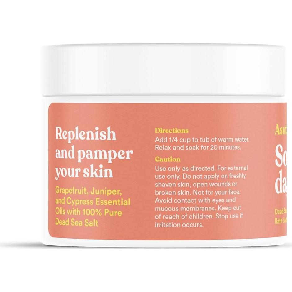 Sales de Baño del Mar Muerto ASUTRA 453 g - Rejuvenecedor de Piel