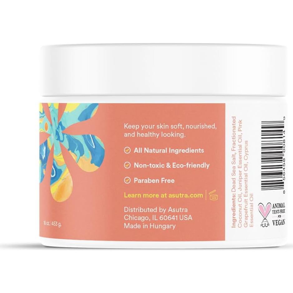 Sales de Baño del Mar Muerto ASUTRA 453 g - Rejuvenecedor de Piel