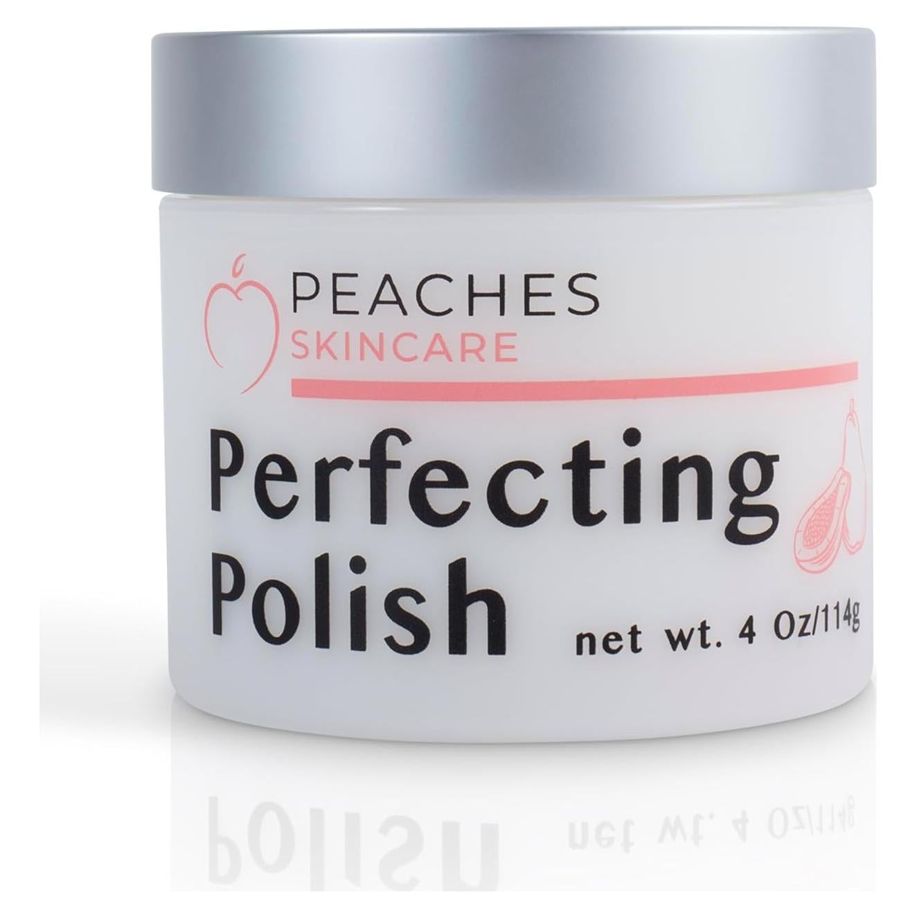 Exfoliante Facial Suave Peaches Skincare 168.5 g - Vegano con Azúcar y Lavanda