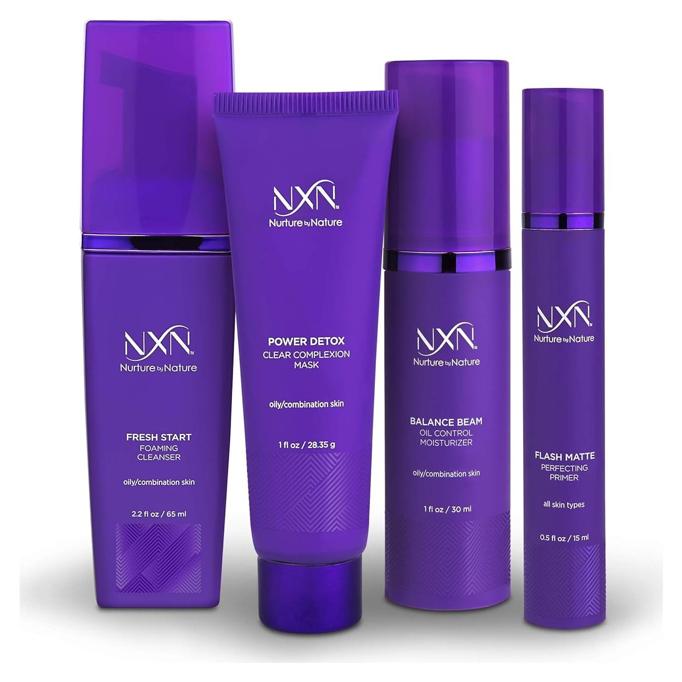 Kit de Cuidado Facial NxN - Control de Aceite 4 Piezas