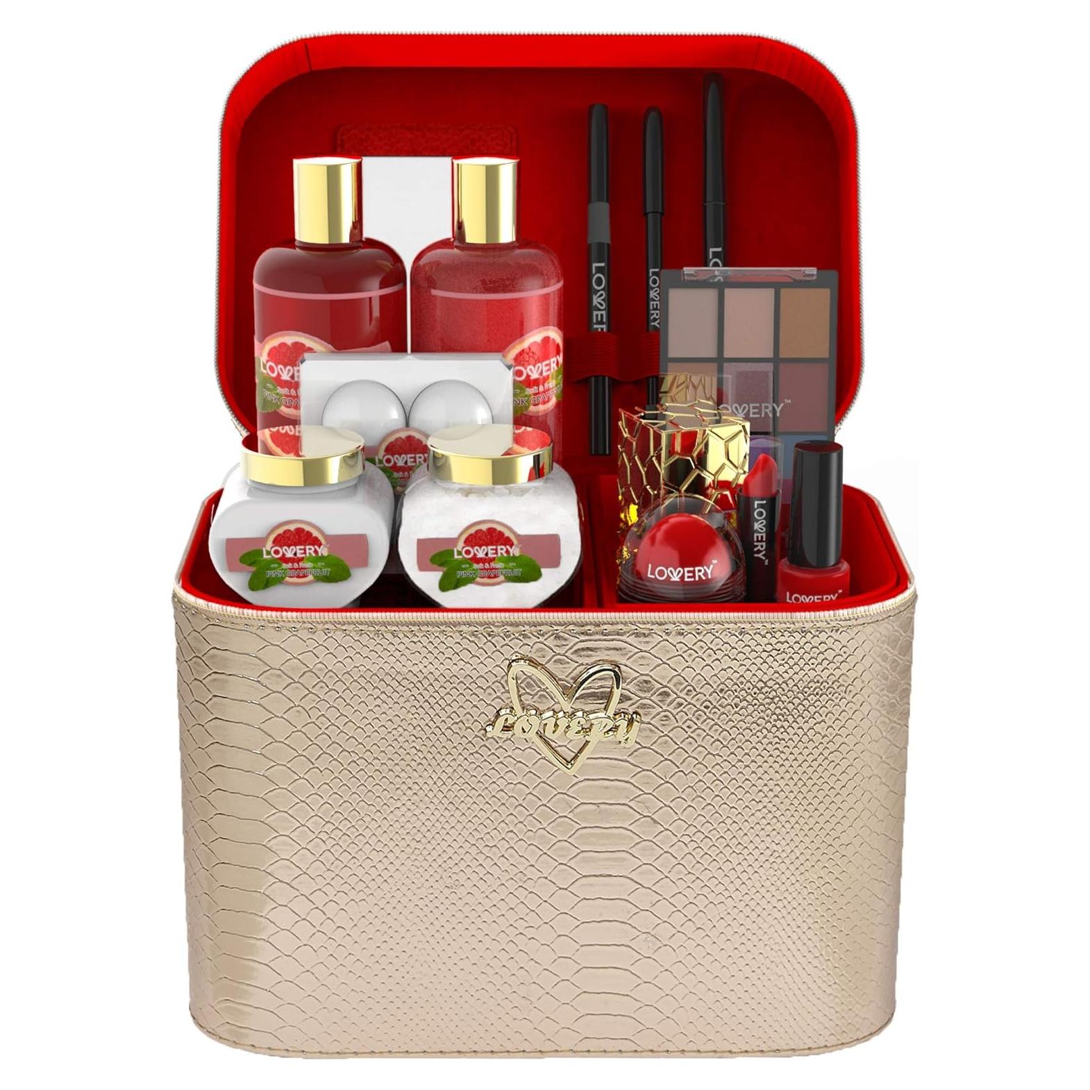 Canasta de Regalo de Spa Lovery 30 Piezas - Perfume y Cosméticos