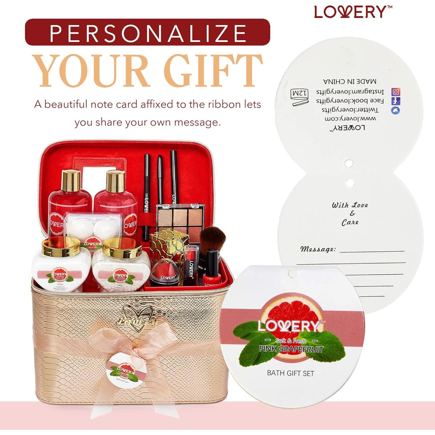 Canasta de Regalo de Spa Lovery 30 Piezas - Perfume y Cosméticos