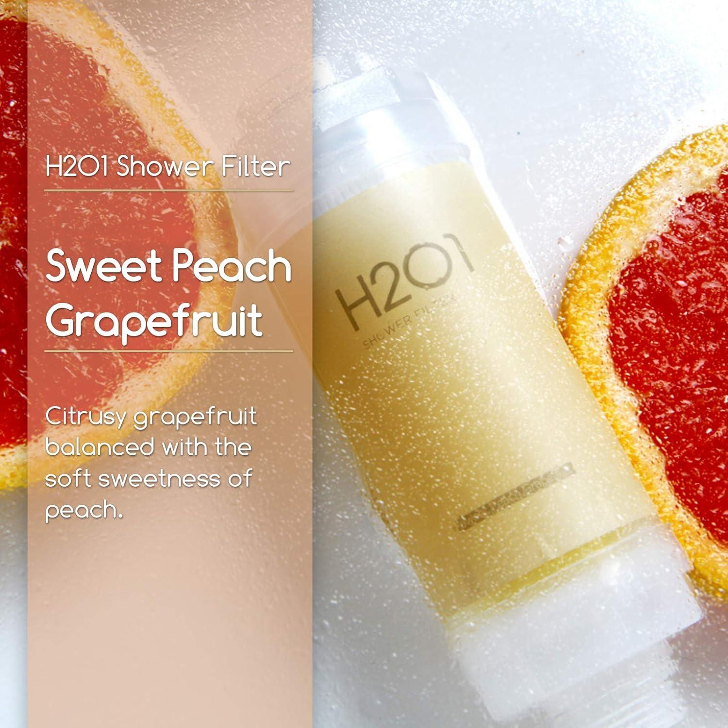 Filtro de Ducha H201 con Vitamina C y Aromaterapia Durazno Pomelo