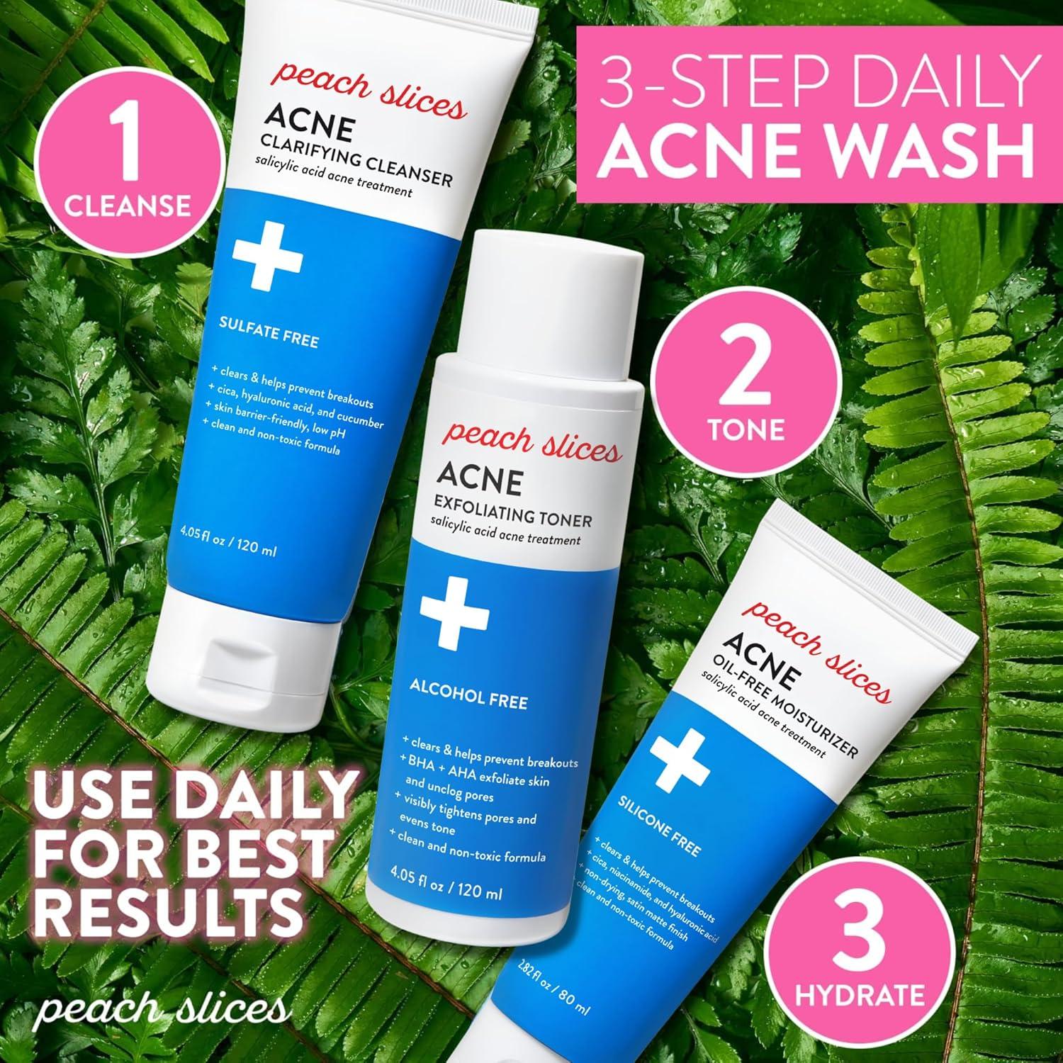 Limpiador Facial Aclarador de Acné Rodajas de Durazno 113g