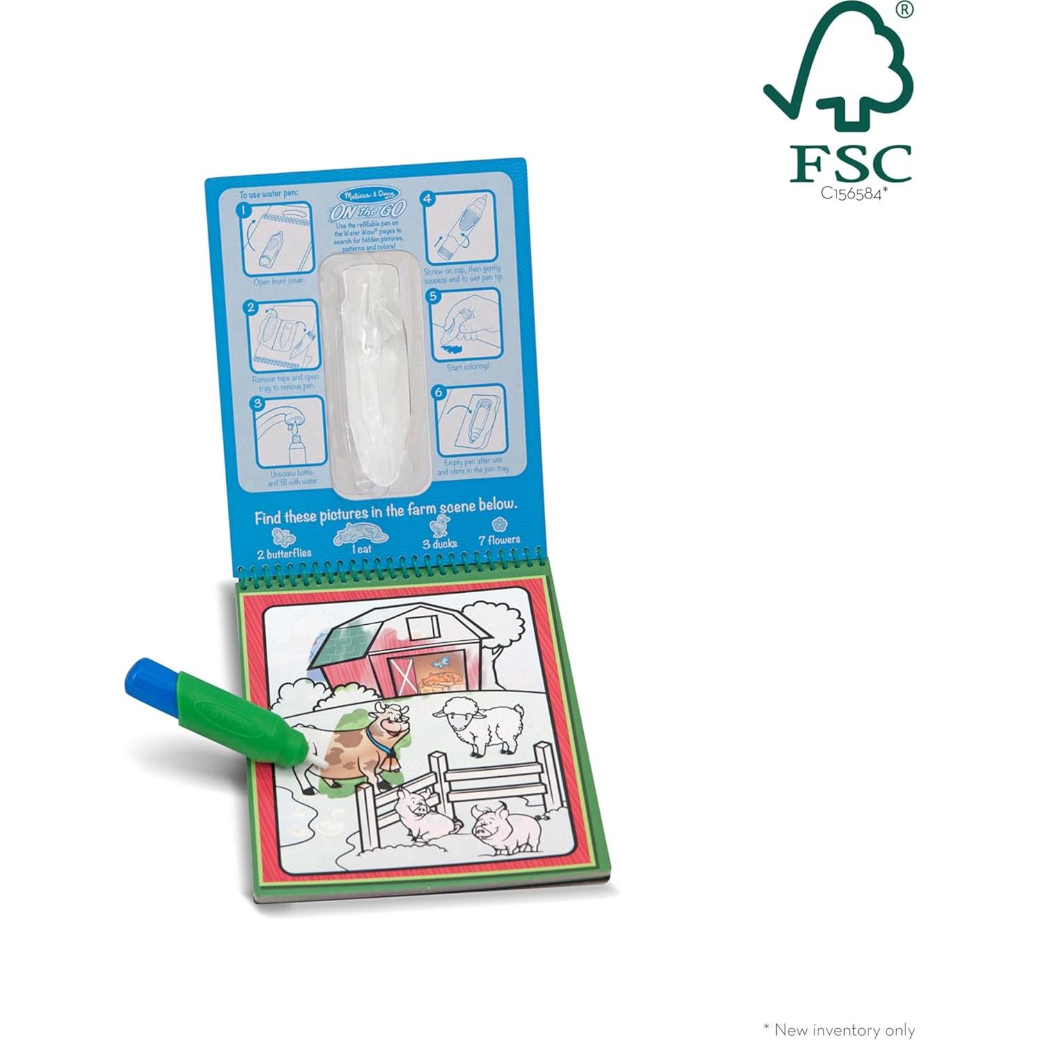 Melissa & Doug Water Wow! Bloc Reutilizable Animales