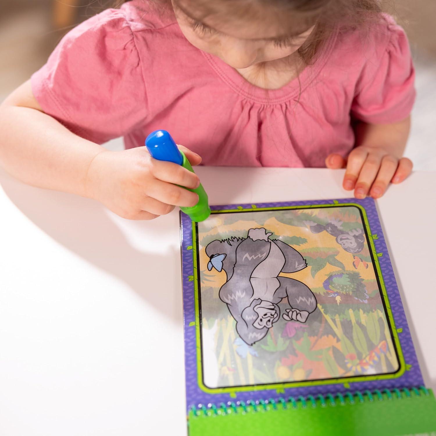 Bloc de Actividades Melissa & Doug Selva Water Wow! 4 Páginas