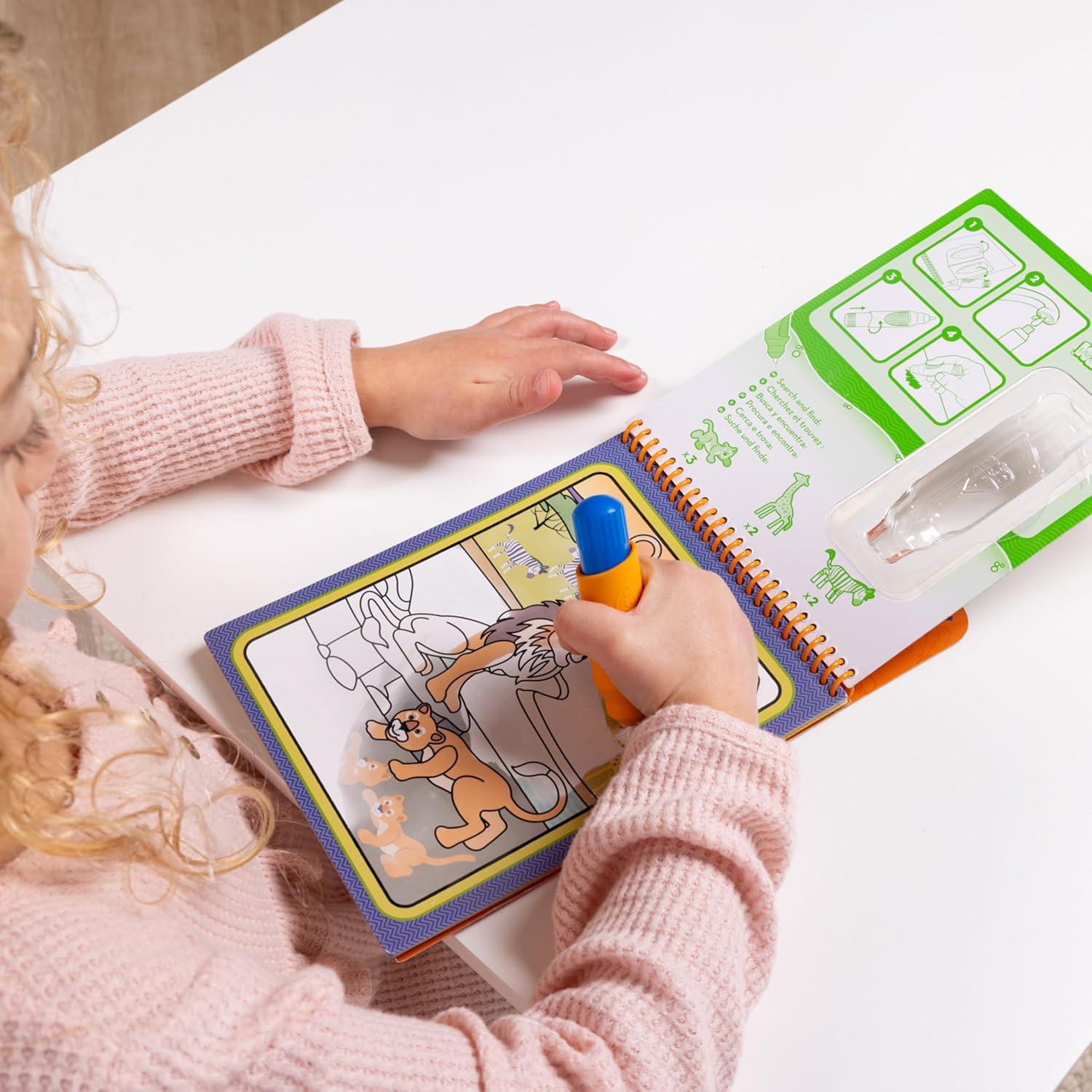 Melissa & Doug Water Wow! Bloc Reutilizable Safari 4 Páginas