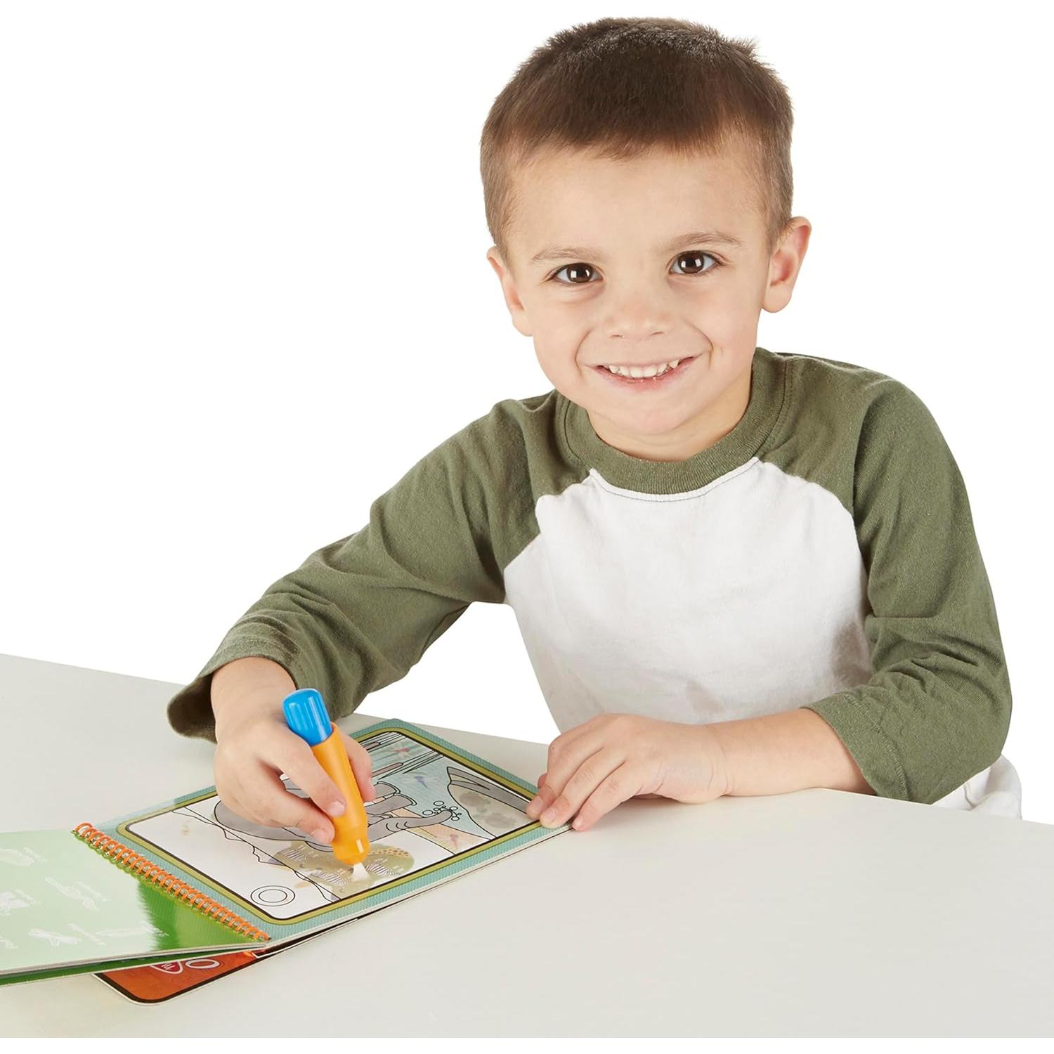 Melissa & Doug Water Wow! Bloc Reutilizable Safari 4 Páginas