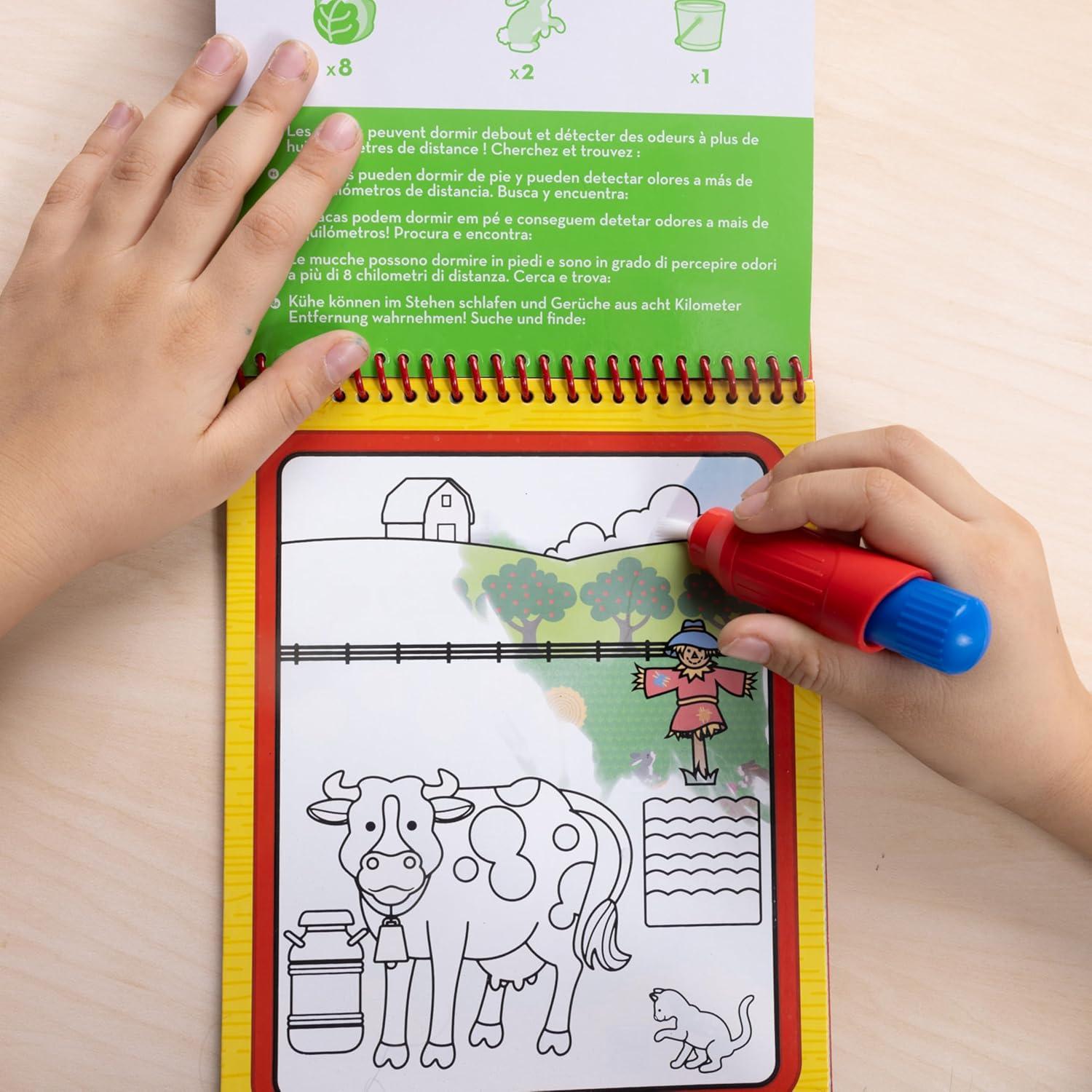 Melissa & Doug Water Wow! Granja - Libro de Pintura Infantil