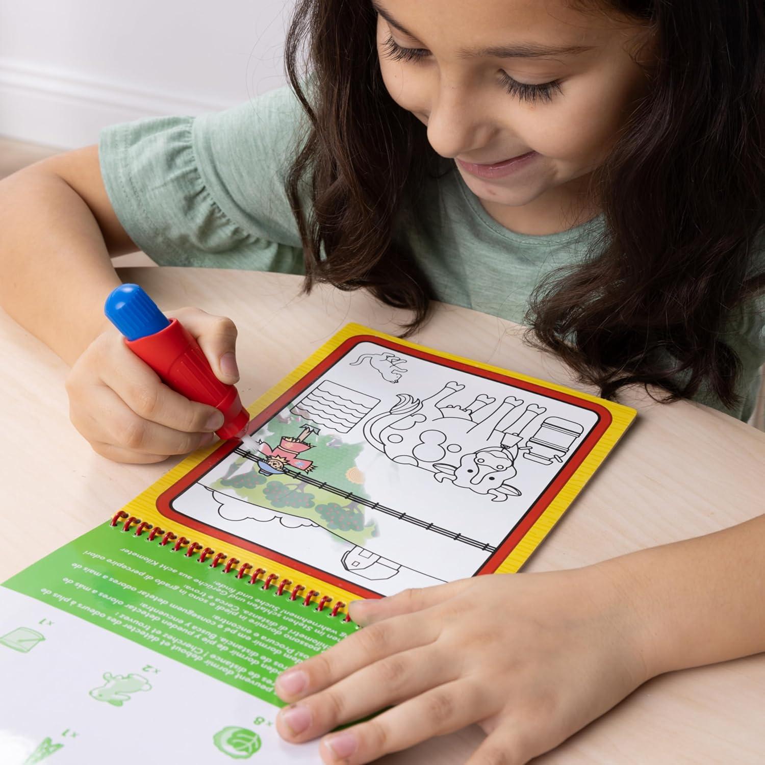 Melissa & Doug Water Wow! Granja - Libro de Pintura Infantil