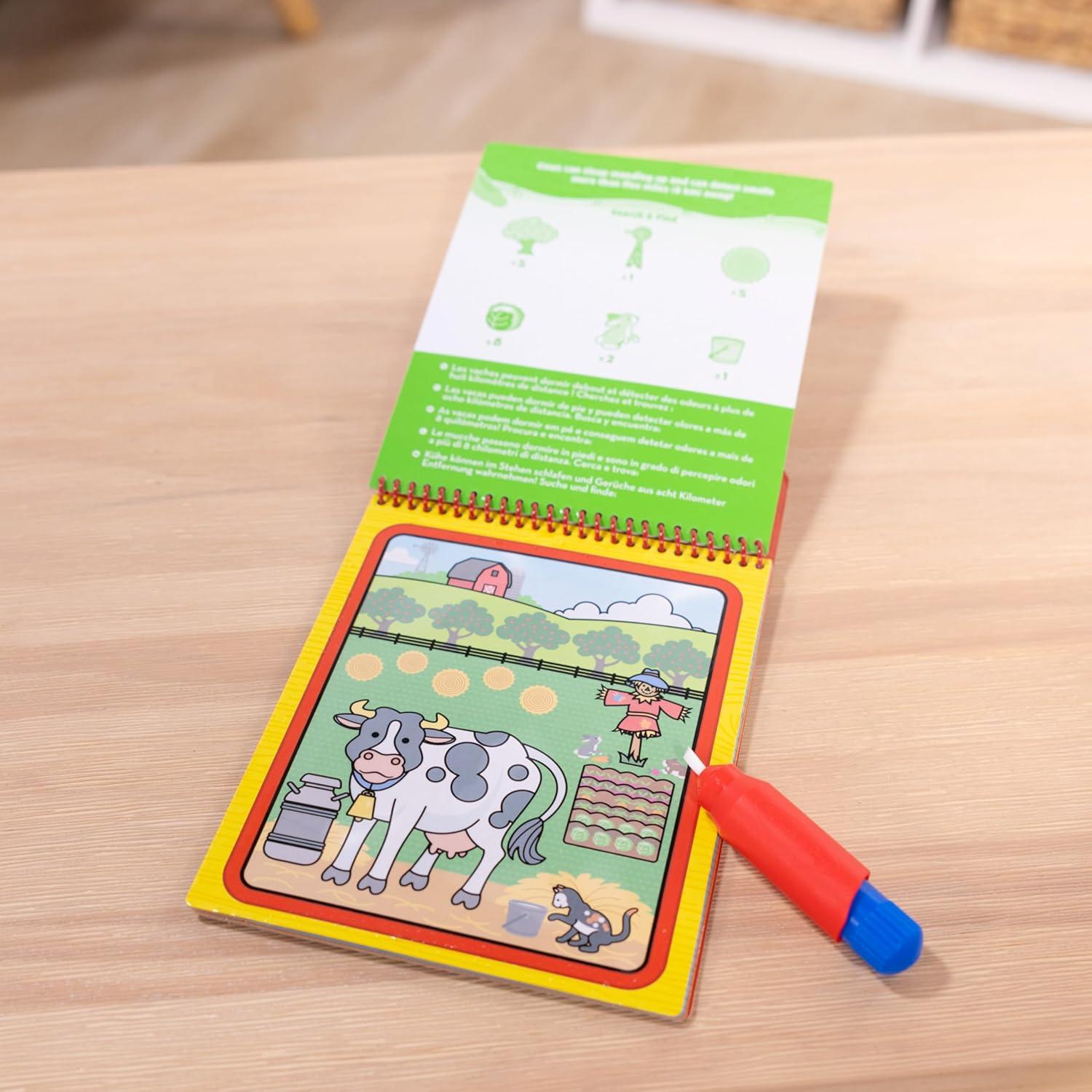 Melissa & Doug Water Wow! Granja - Libro de Pintura Infantil