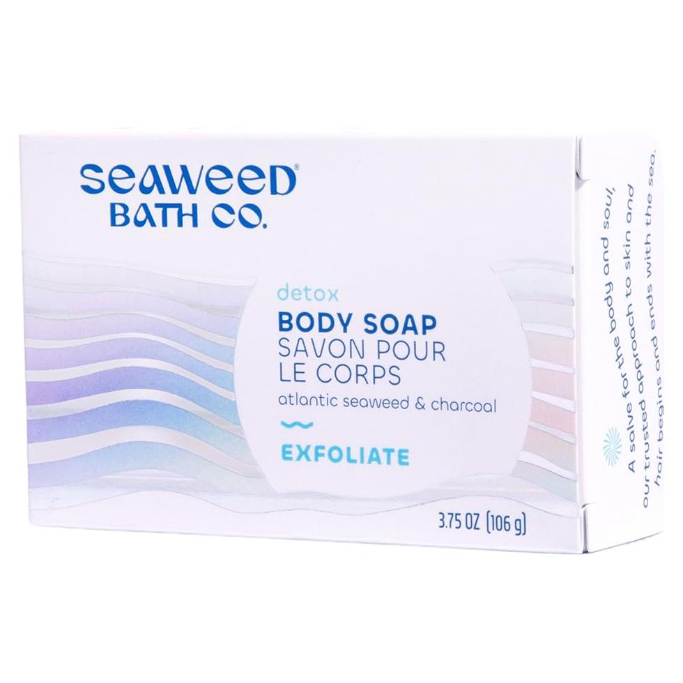 Jabón Corporal Detox Exfoliante Seaweed Bath Co. 106g