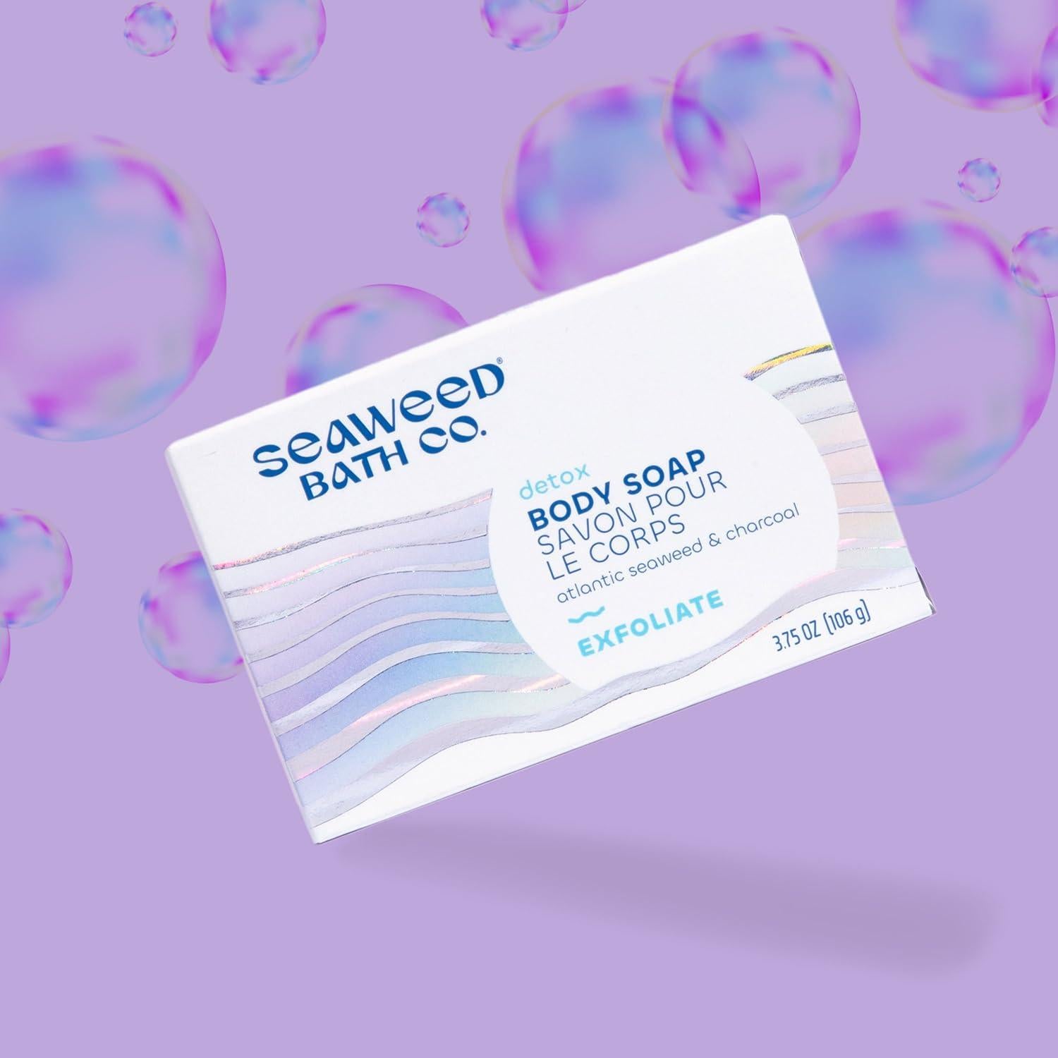 Jabón Corporal Detox Exfoliante Seaweed Bath Co. 106g