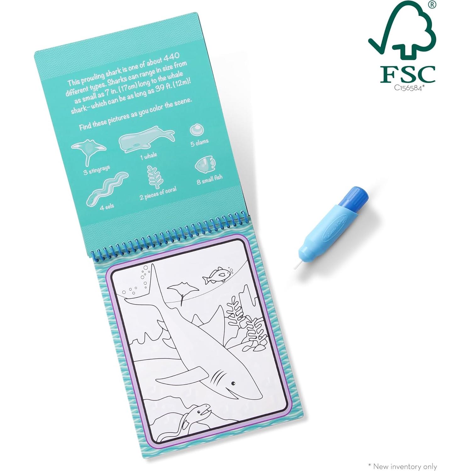 Melissa & Doug Water Wow! Bloc de Actividades Submarino