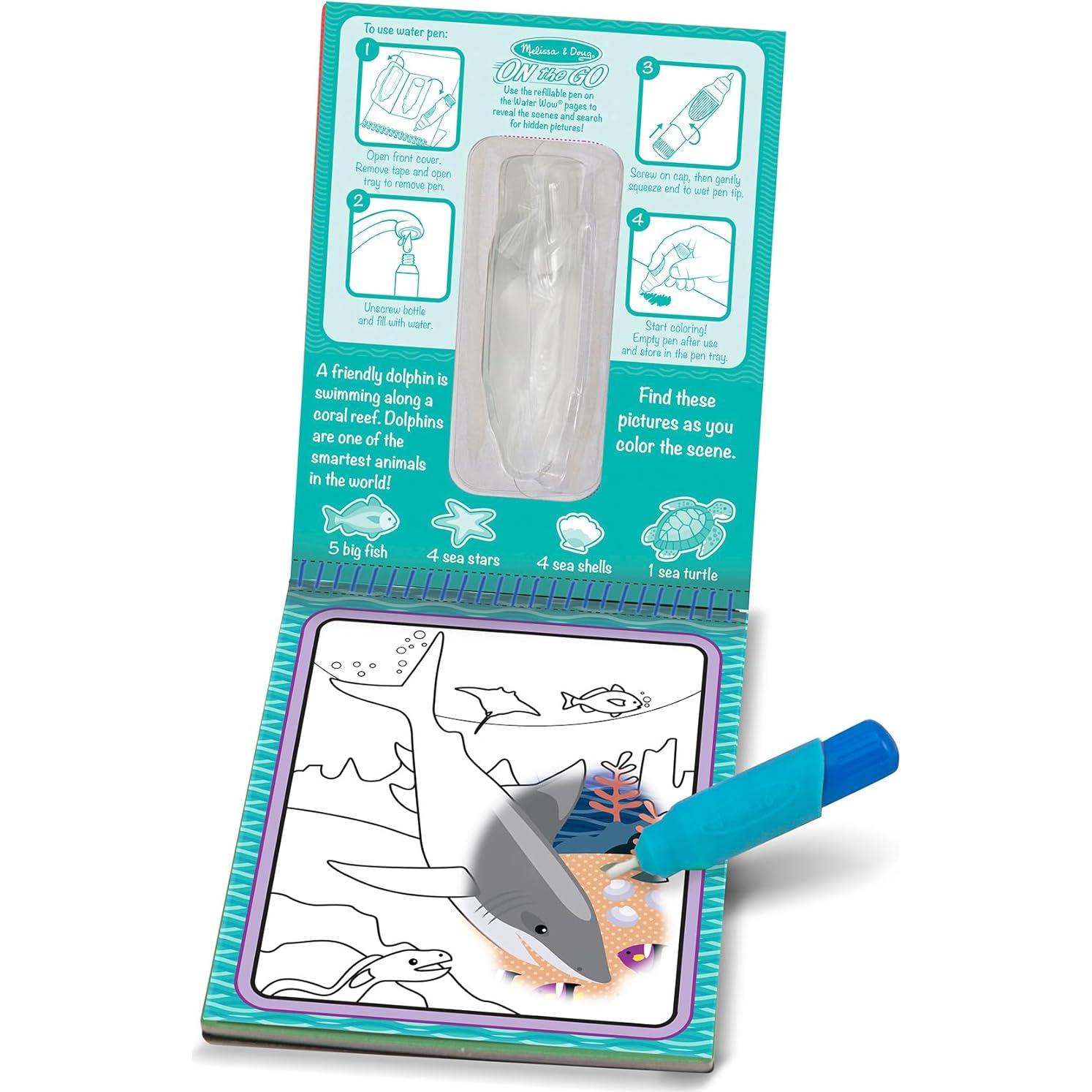 Melissa & Doug Water Wow! Bloc de Actividades Submarino